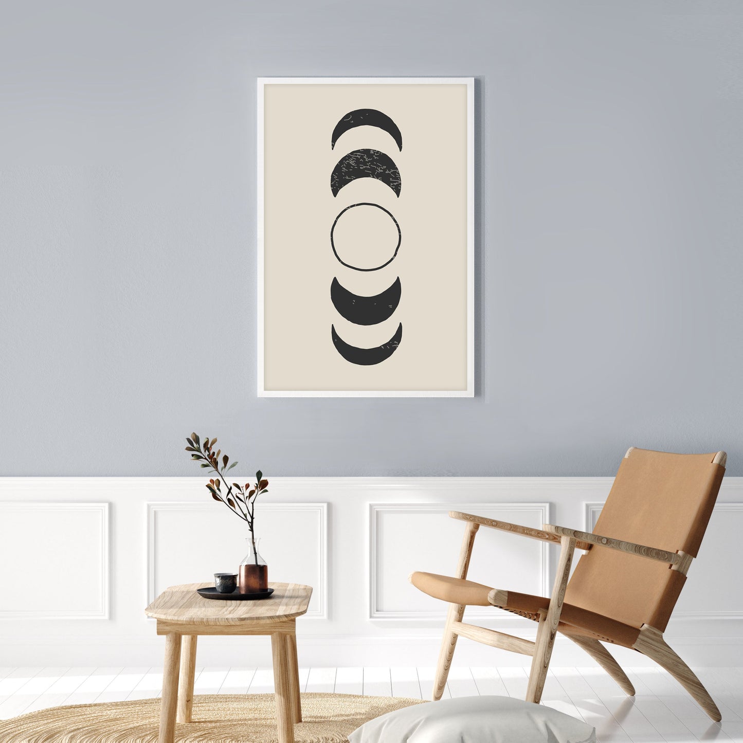 Ethan Taylor 'Moon Phases IV' Framed Art Print