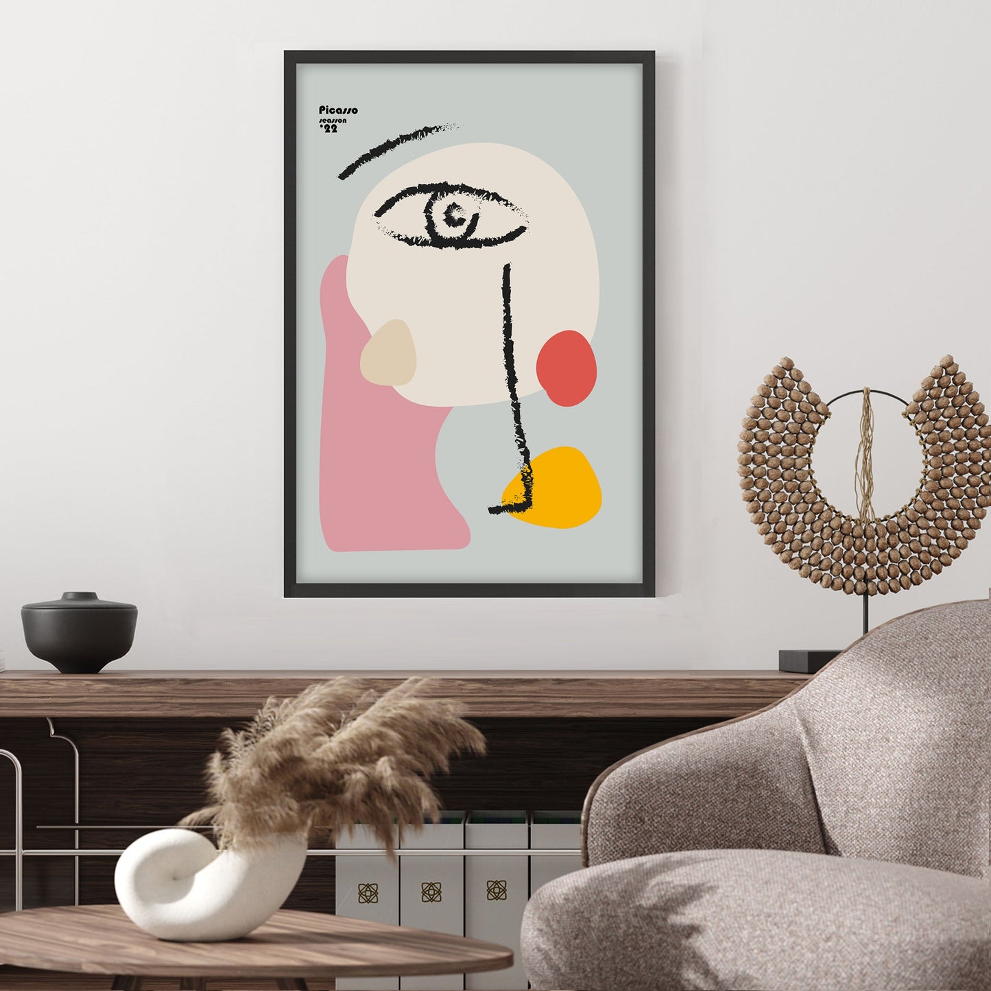 Ethan Taylor 'Picasso Face I' Framed Art Print