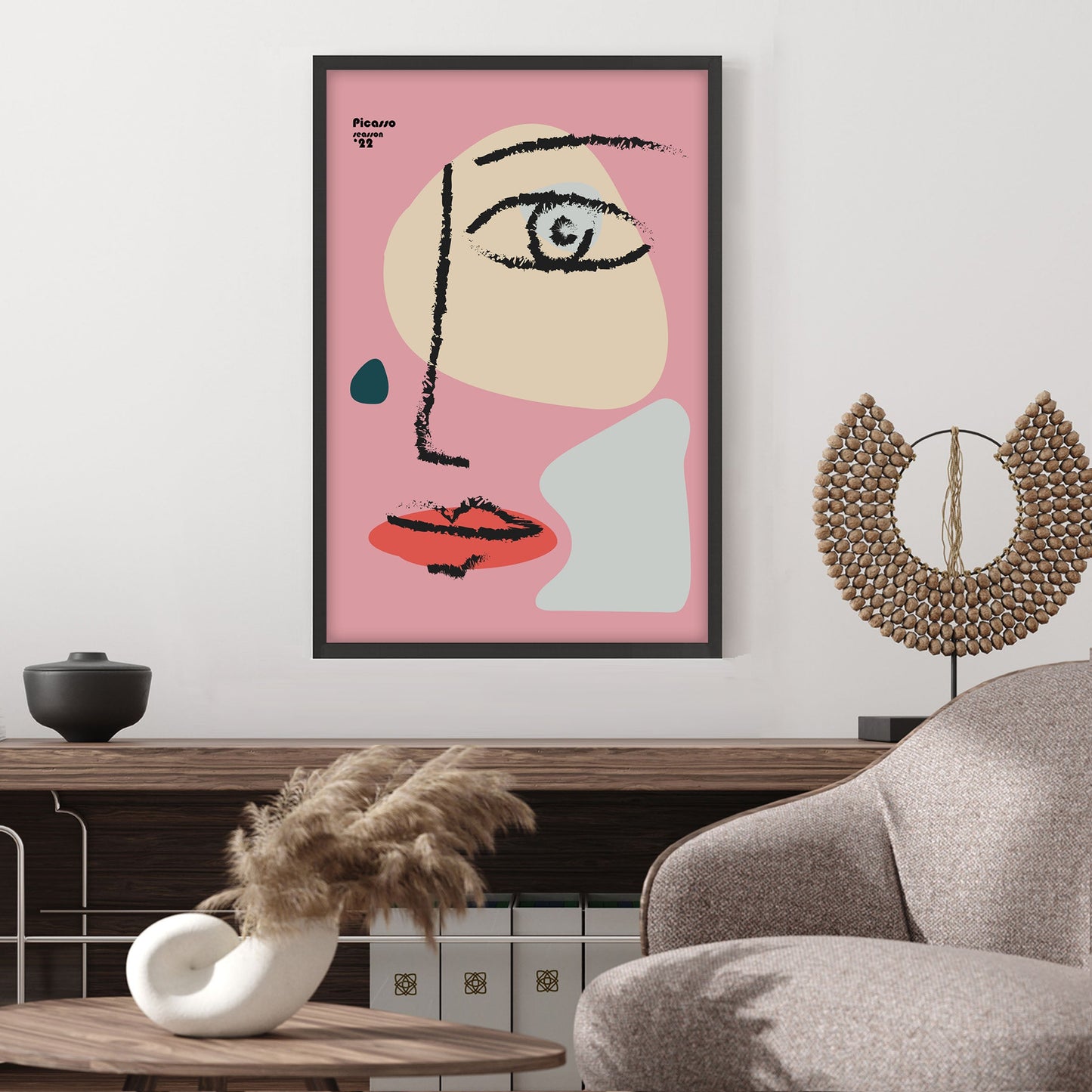 Ethan Taylor 'Picasso Face III' Framed Art Print