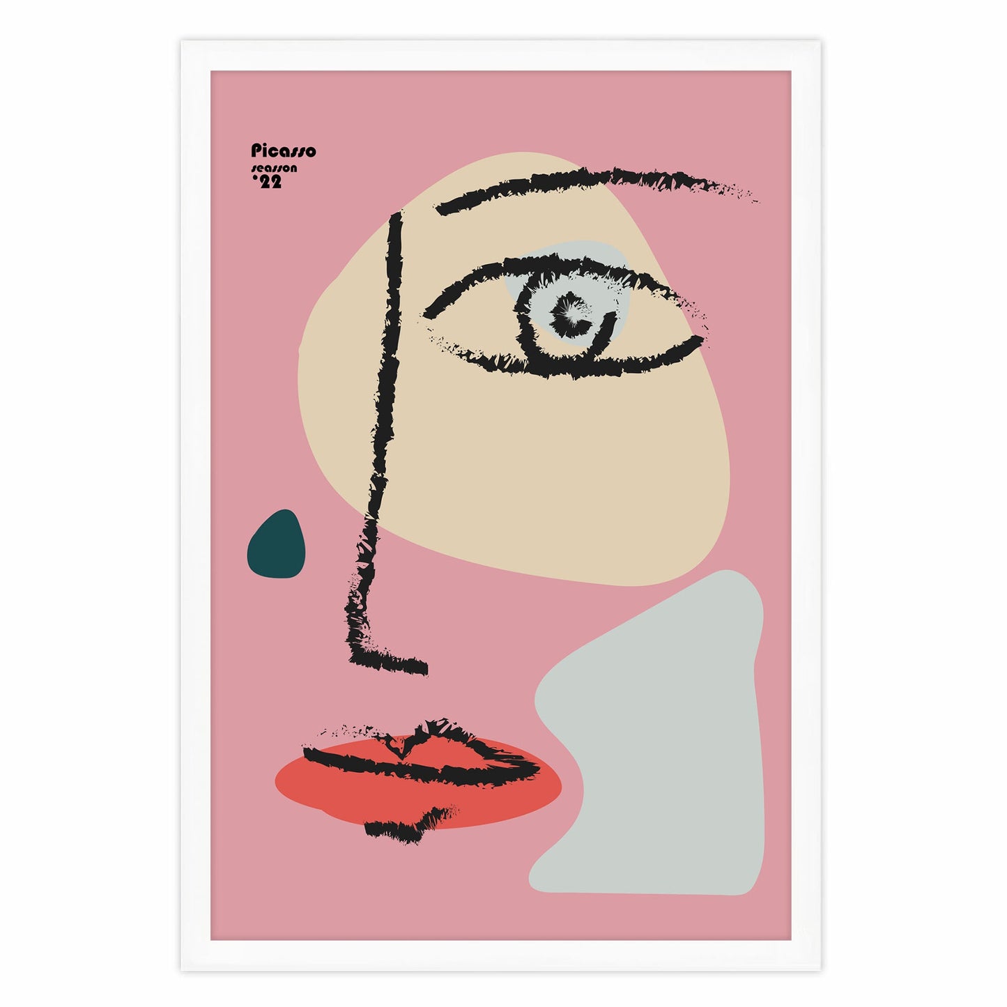 Ethan Taylor 'Picasso Face III' Framed Art Print