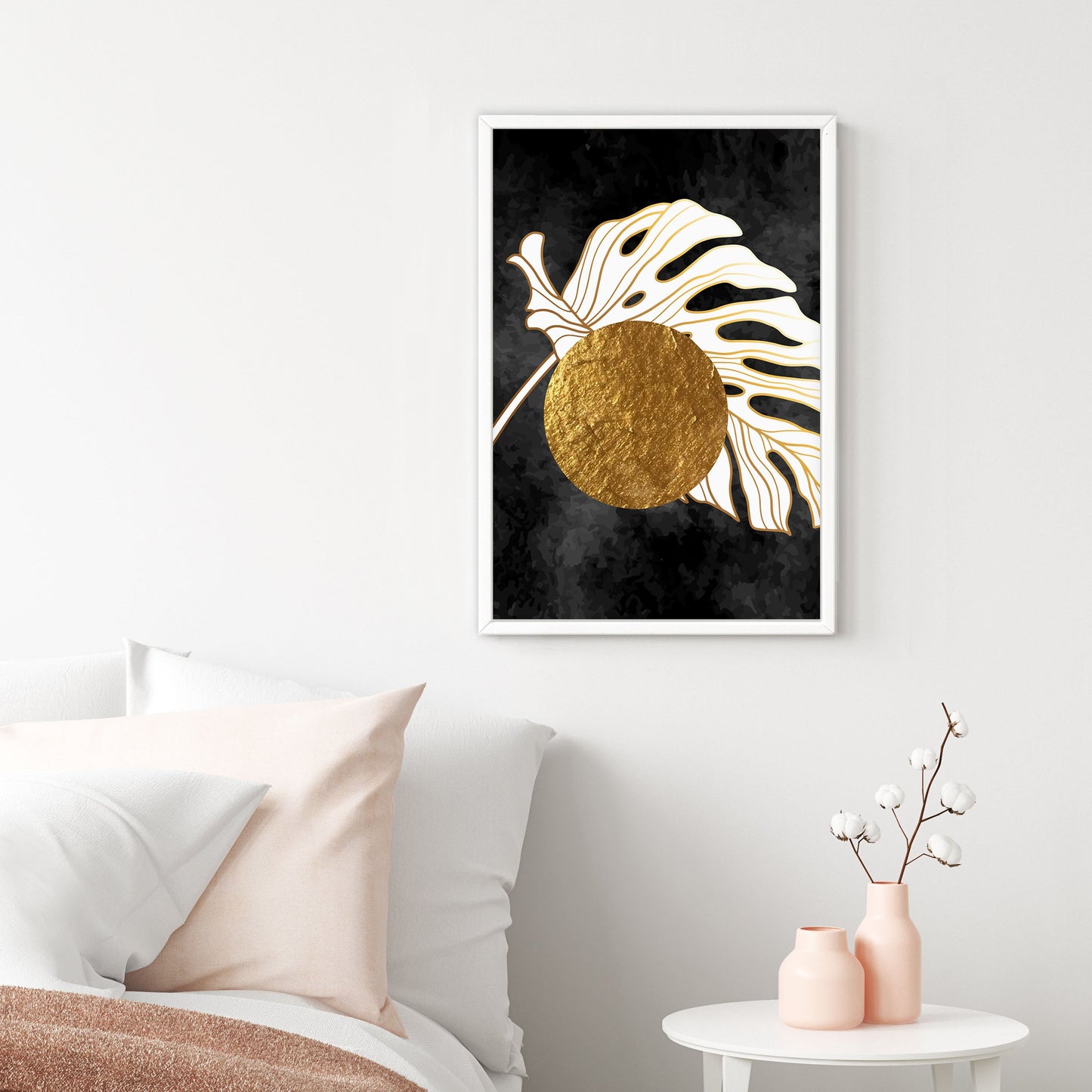 Ethan Taylor 'Monstera Leaf Elegance' Framed Art Print