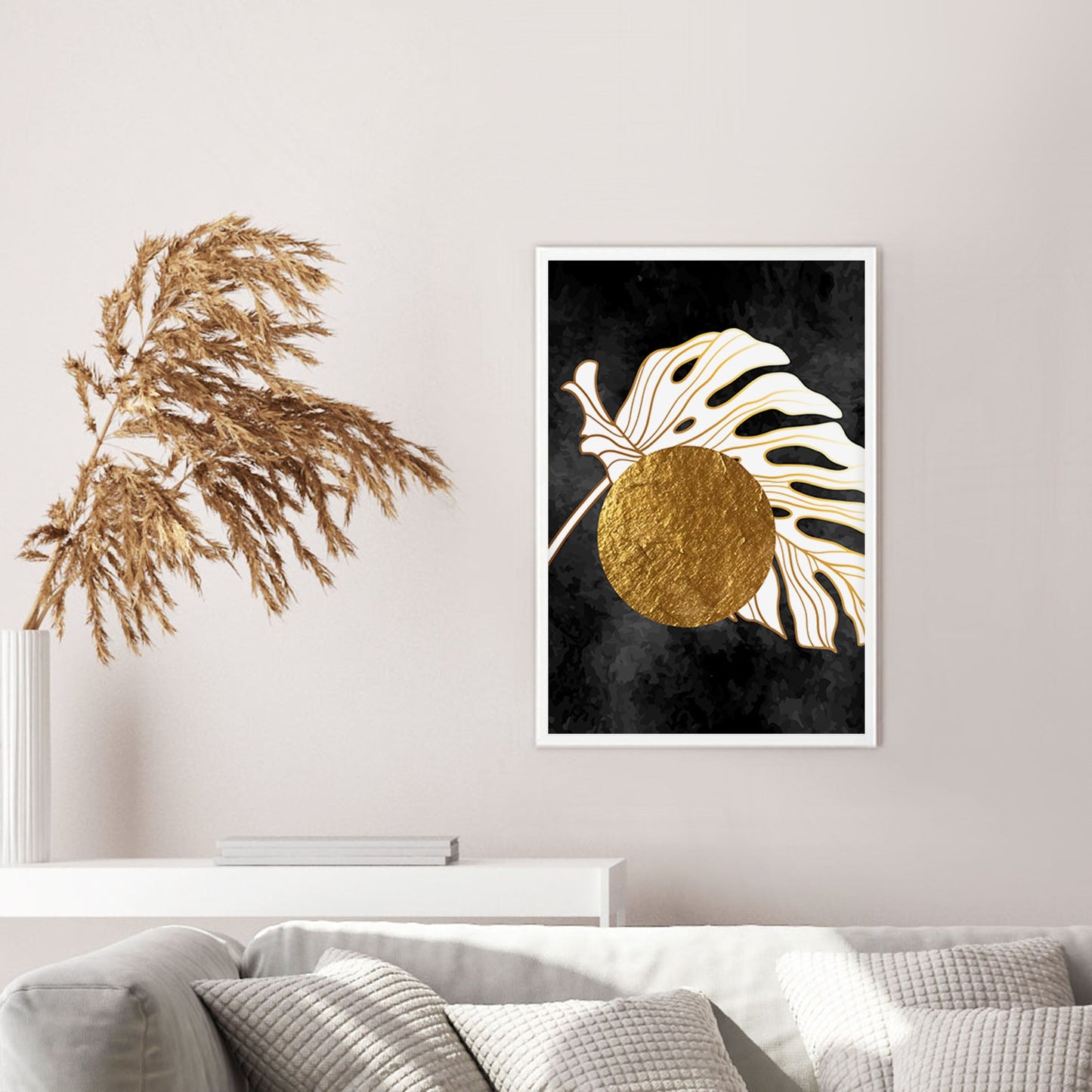 Ethan Taylor 'Monstera Leaf Elegance' Framed Art Print