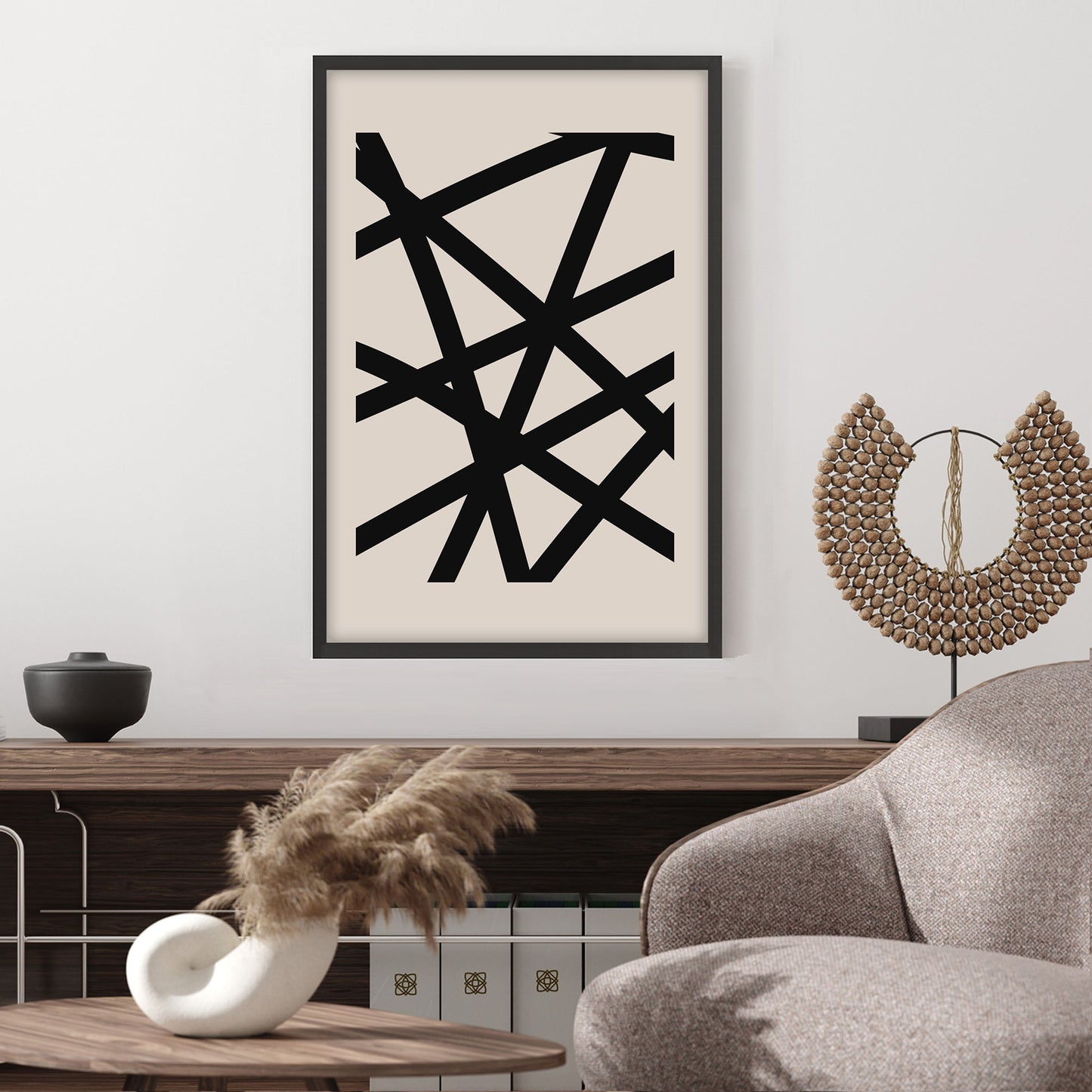 Ethan Taylor 'Abstract Lines II' Framed Art Print