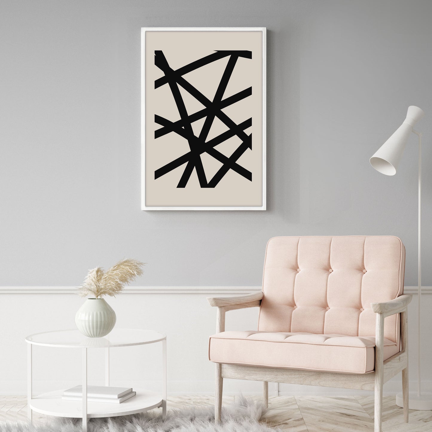 Ethan Taylor 'Abstract Lines II' Framed Art Print