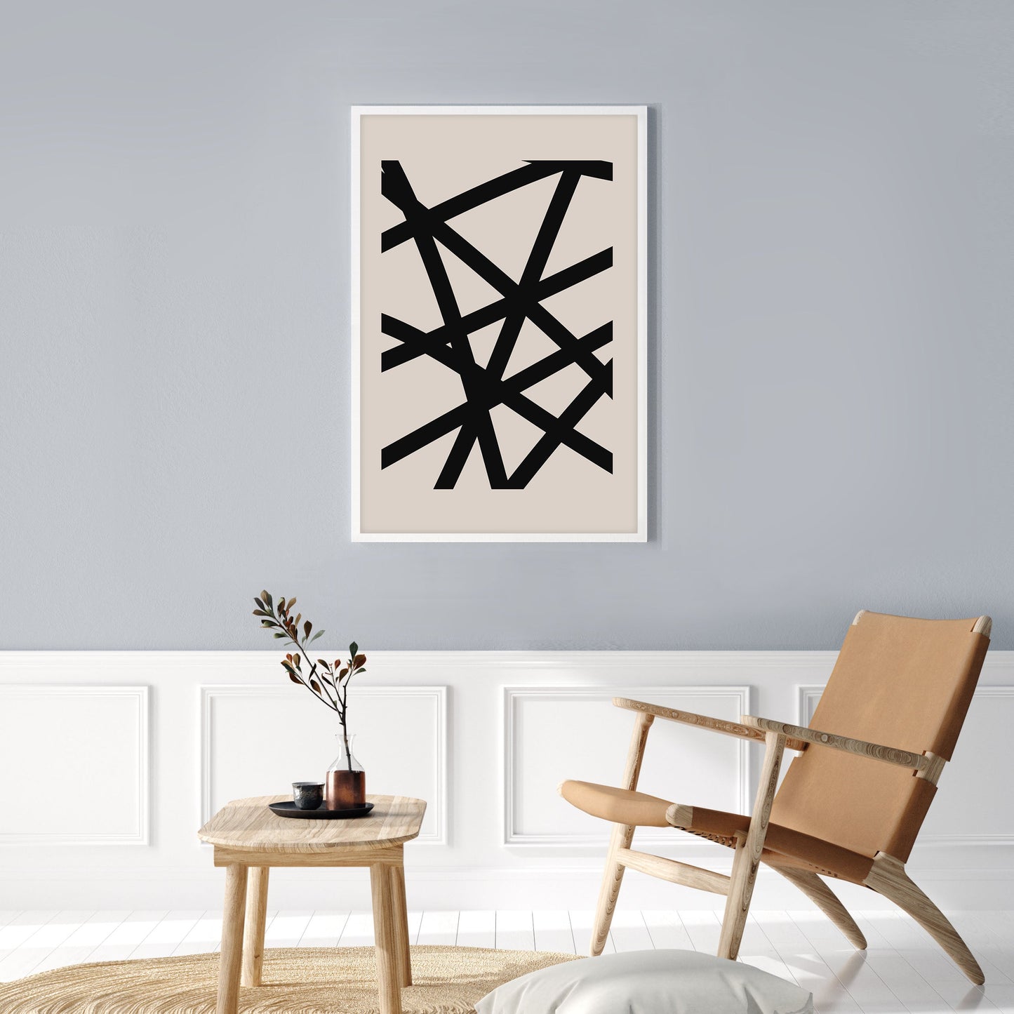 Ethan Taylor 'Abstract Lines II' Framed Art Print