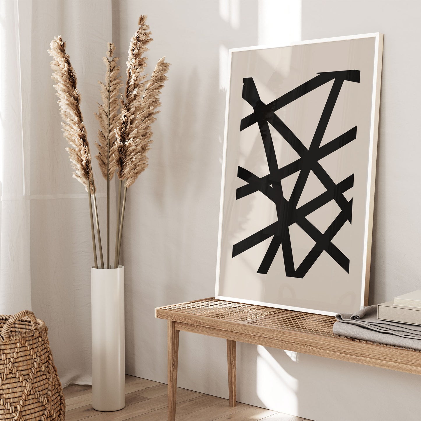 Ethan Taylor 'Abstract Lines II' Framed Art Print