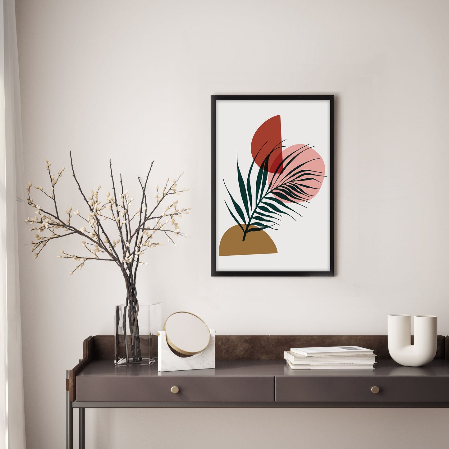 Ethan Taylor 'Bohemian Leaf I' Framed Art Print