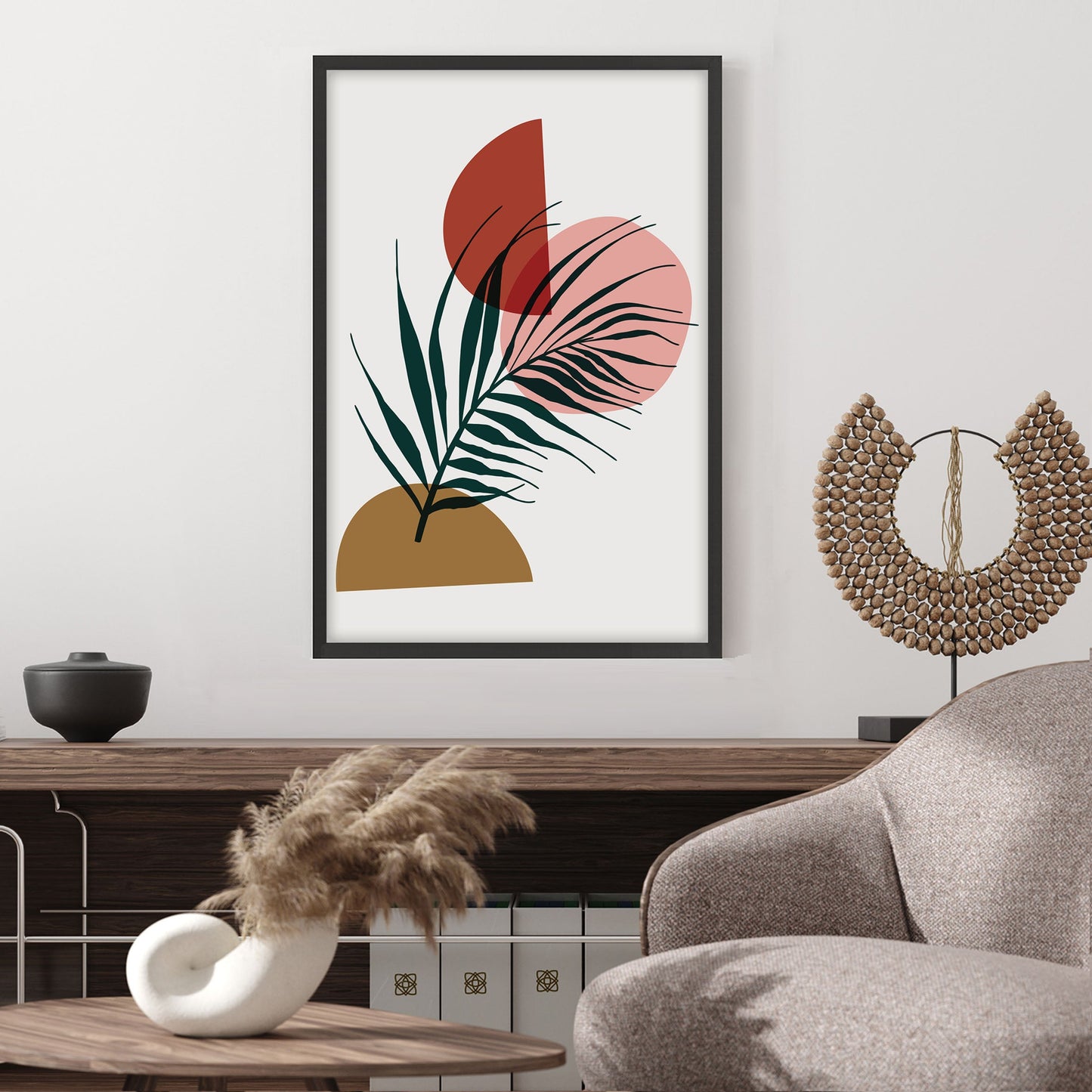 Ethan Taylor 'Bohemian Leaf I' Framed Art Print