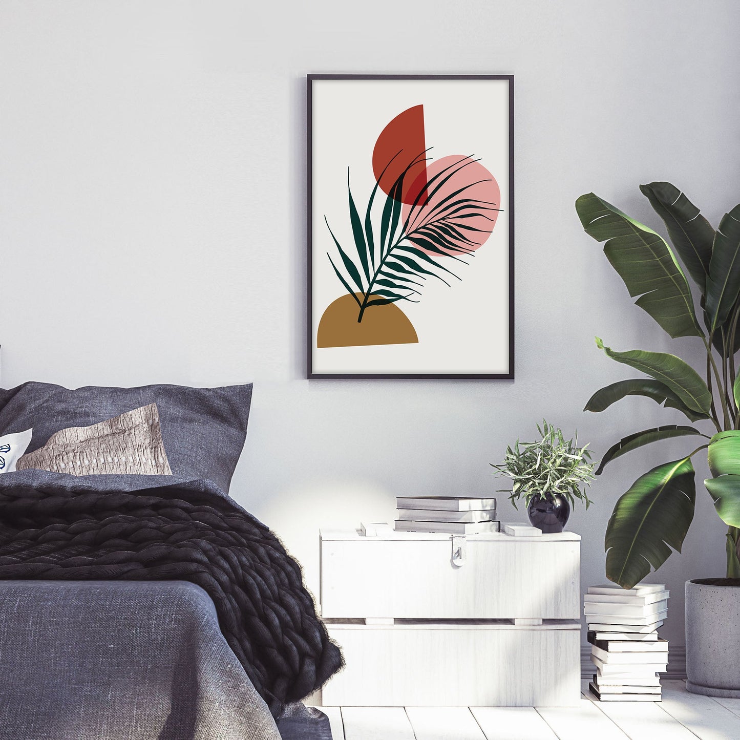 Ethan Taylor 'Bohemian Leaf I' Framed Art Print