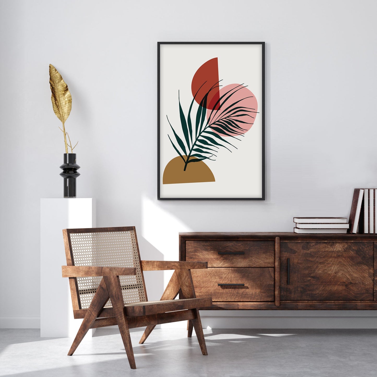 Ethan Taylor 'Bohemian Leaf I' Framed Art Print