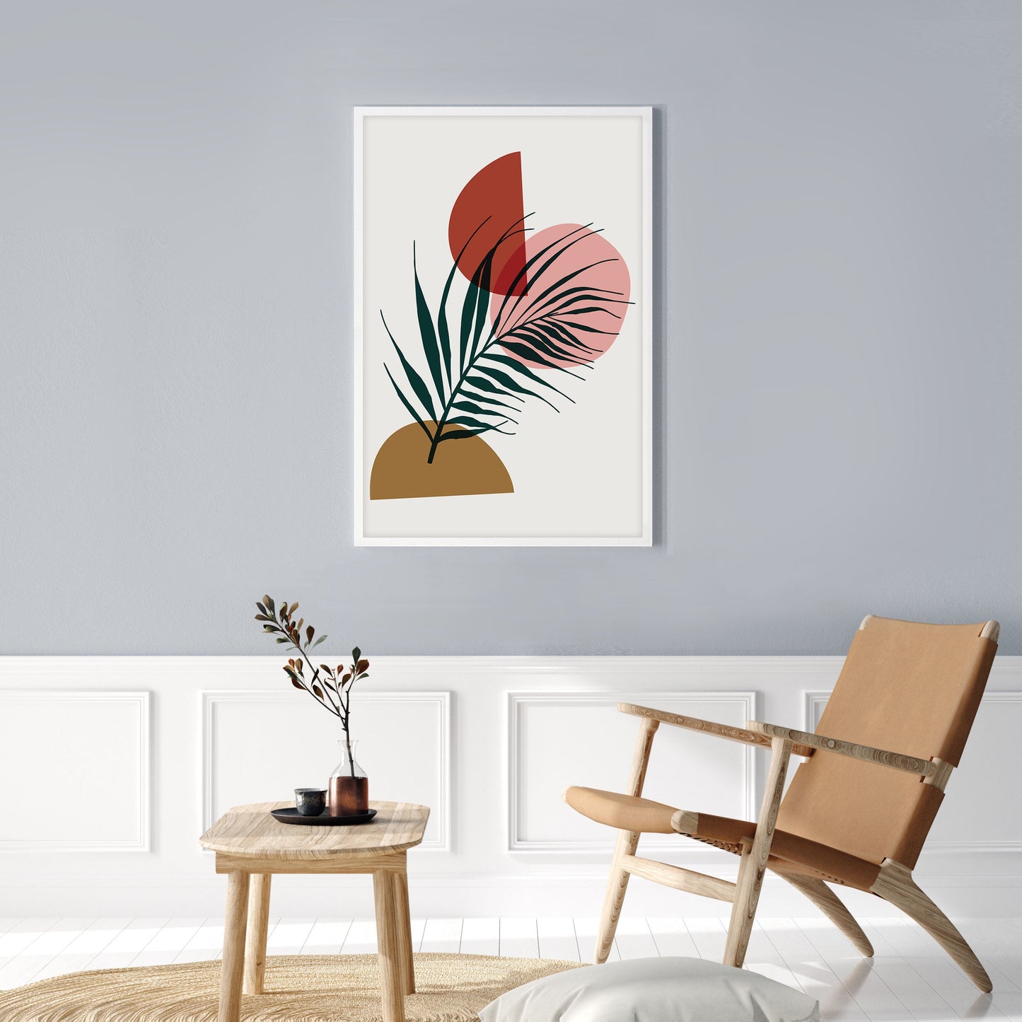 Ethan Taylor 'Bohemian Leaf I' Framed Art Print