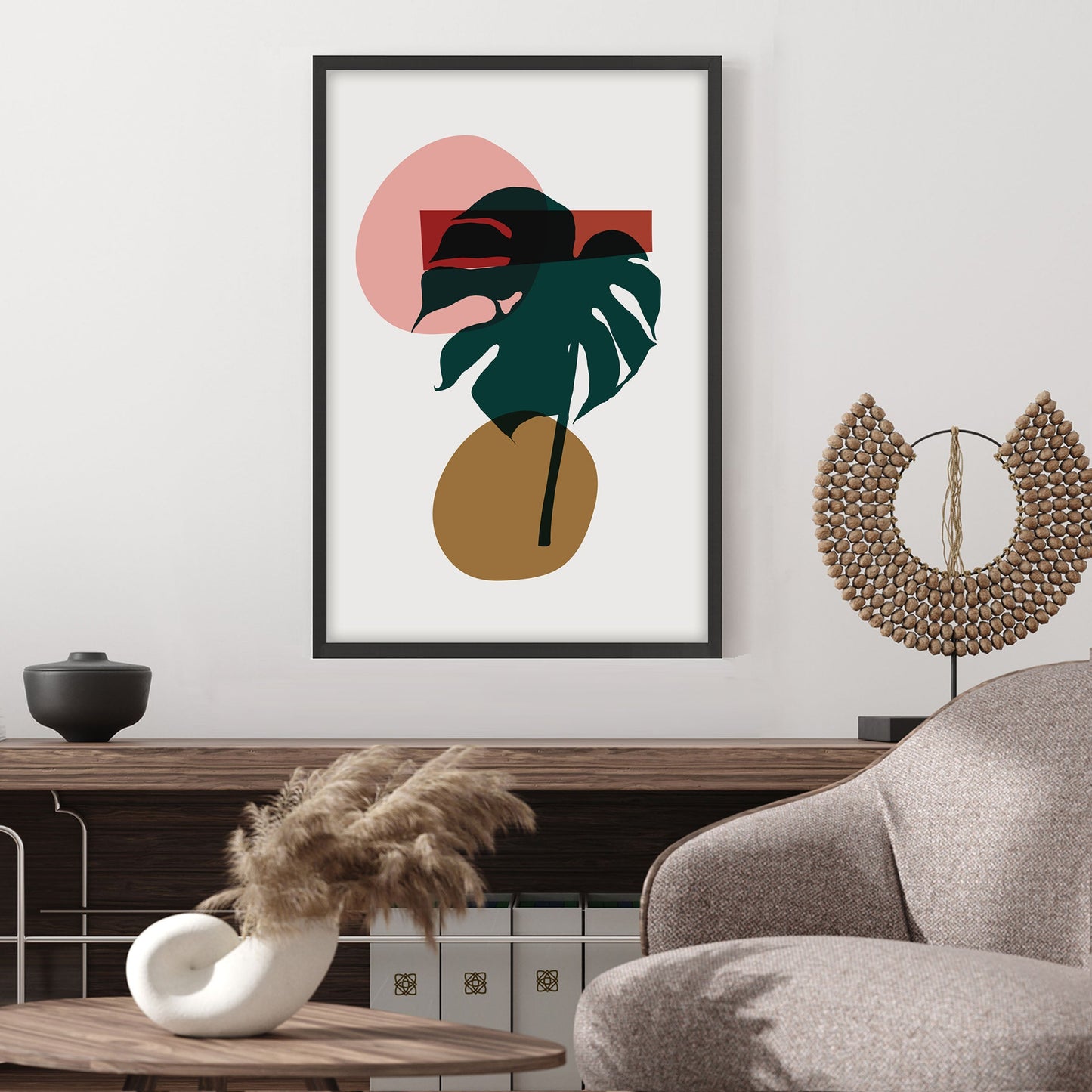 Ethan Taylor 'Monstera Leaf III' Framed Art Print