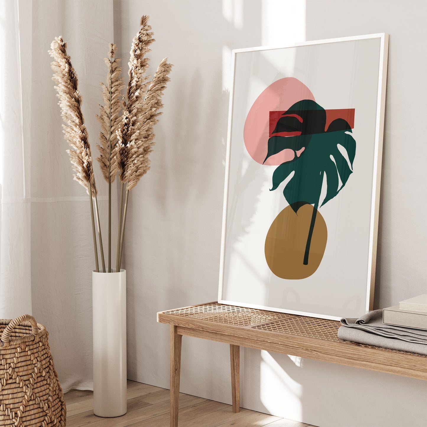 Ethan Taylor 'Monstera Leaf III' Framed Art Print