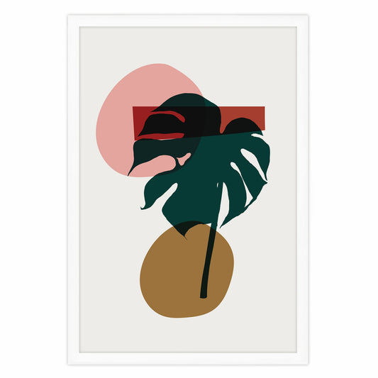 Ethan Taylor 'Monstera Leaf III' Framed Art Print