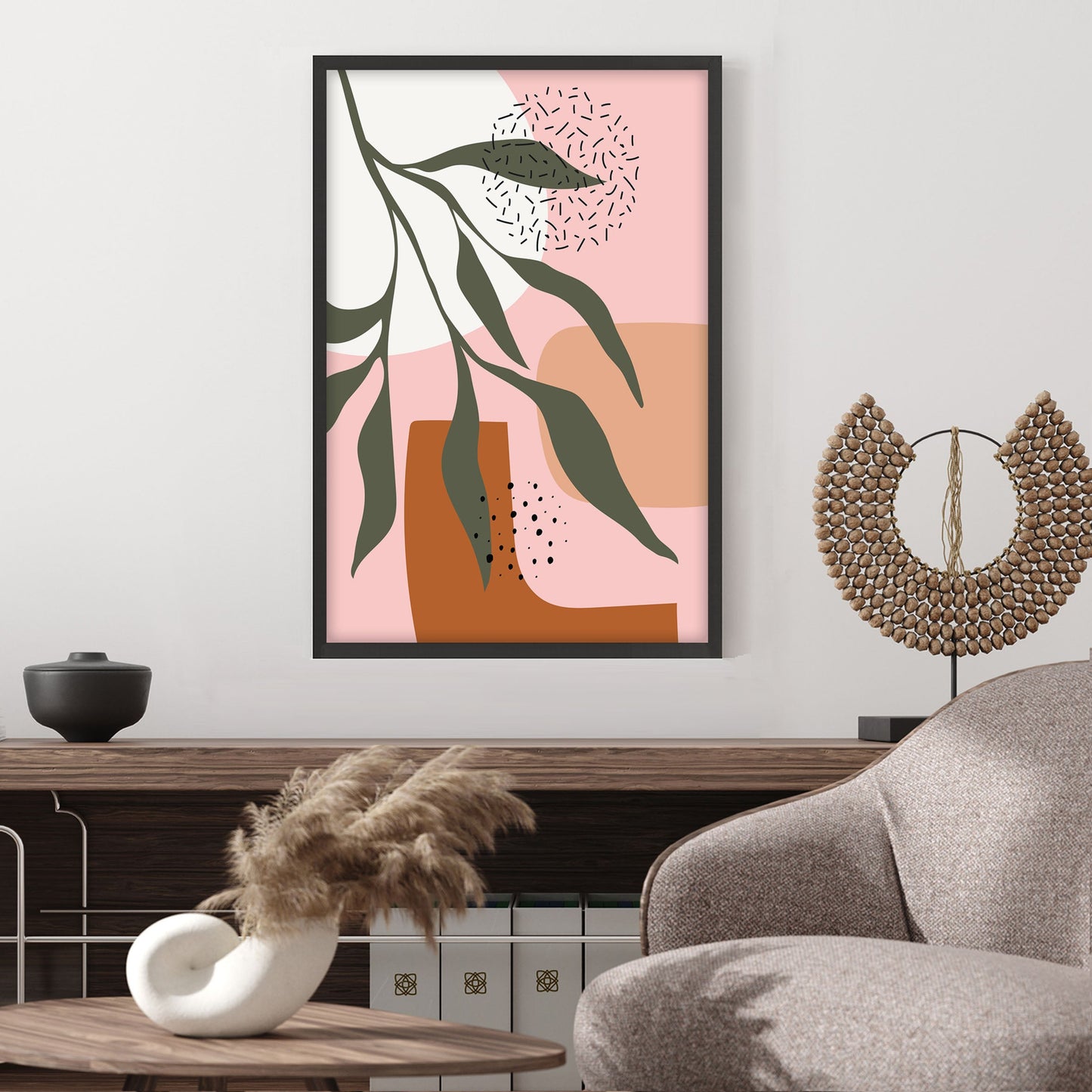 Ethan Taylor 'Pink Botanical' Framed Art Print