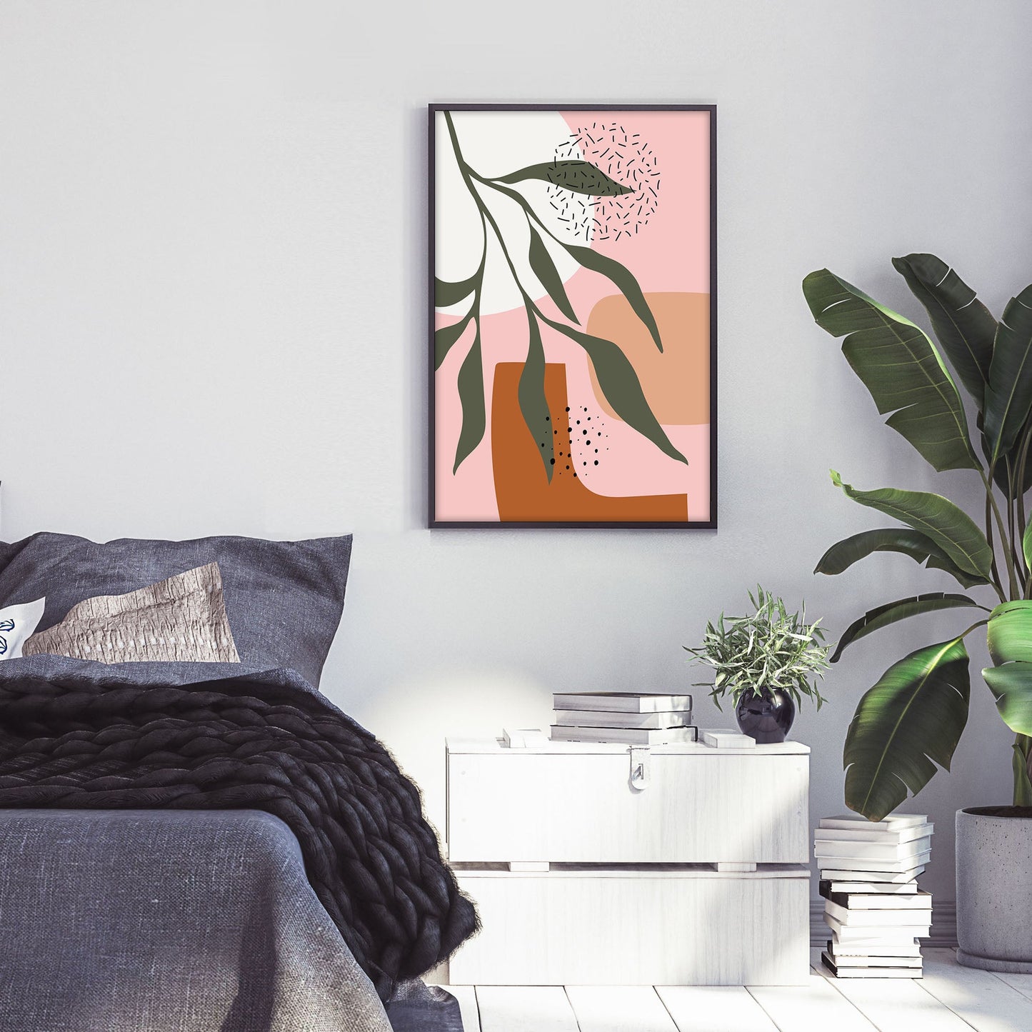 Ethan Taylor 'Pink Botanical' Framed Art Print