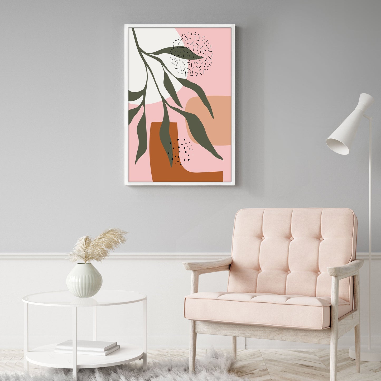 Ethan Taylor 'Pink Botanical' Framed Art Print