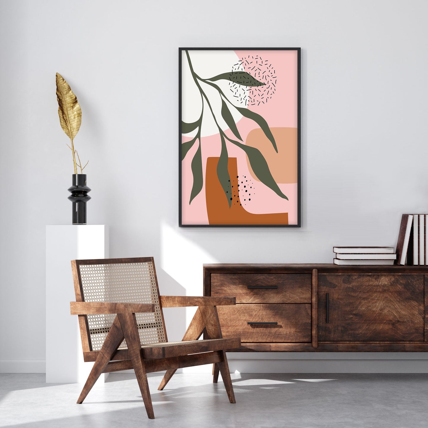 Ethan Taylor 'Pink Botanical' Framed Art Print