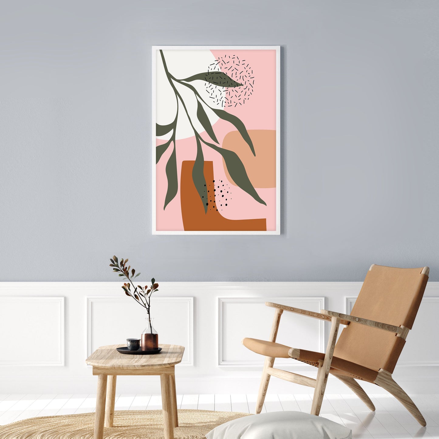 Ethan Taylor 'Pink Botanical' Framed Art Print