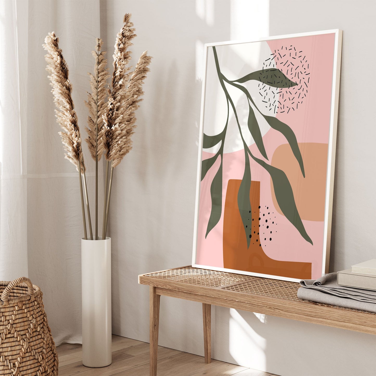 Ethan Taylor 'Pink Botanical' Framed Art Print