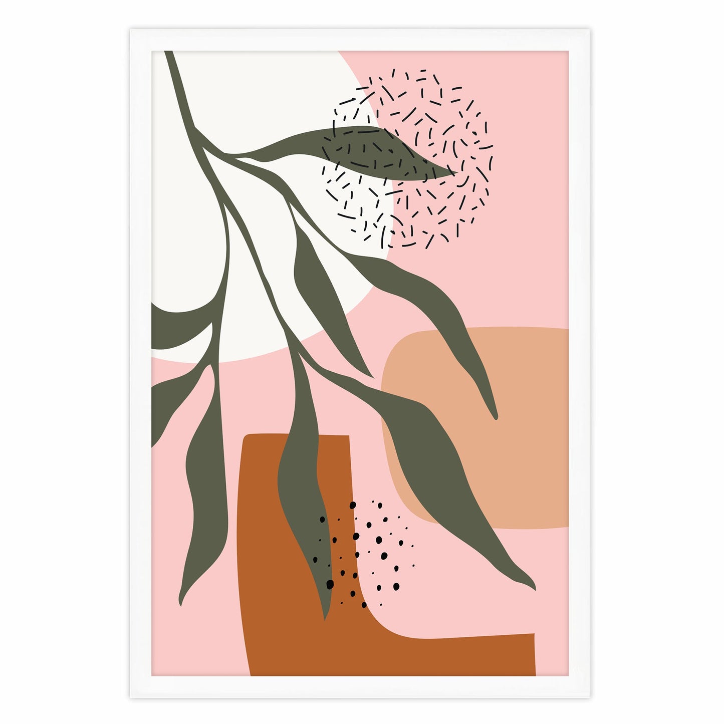 Ethan Taylor 'Pink Botanical' Framed Art Print