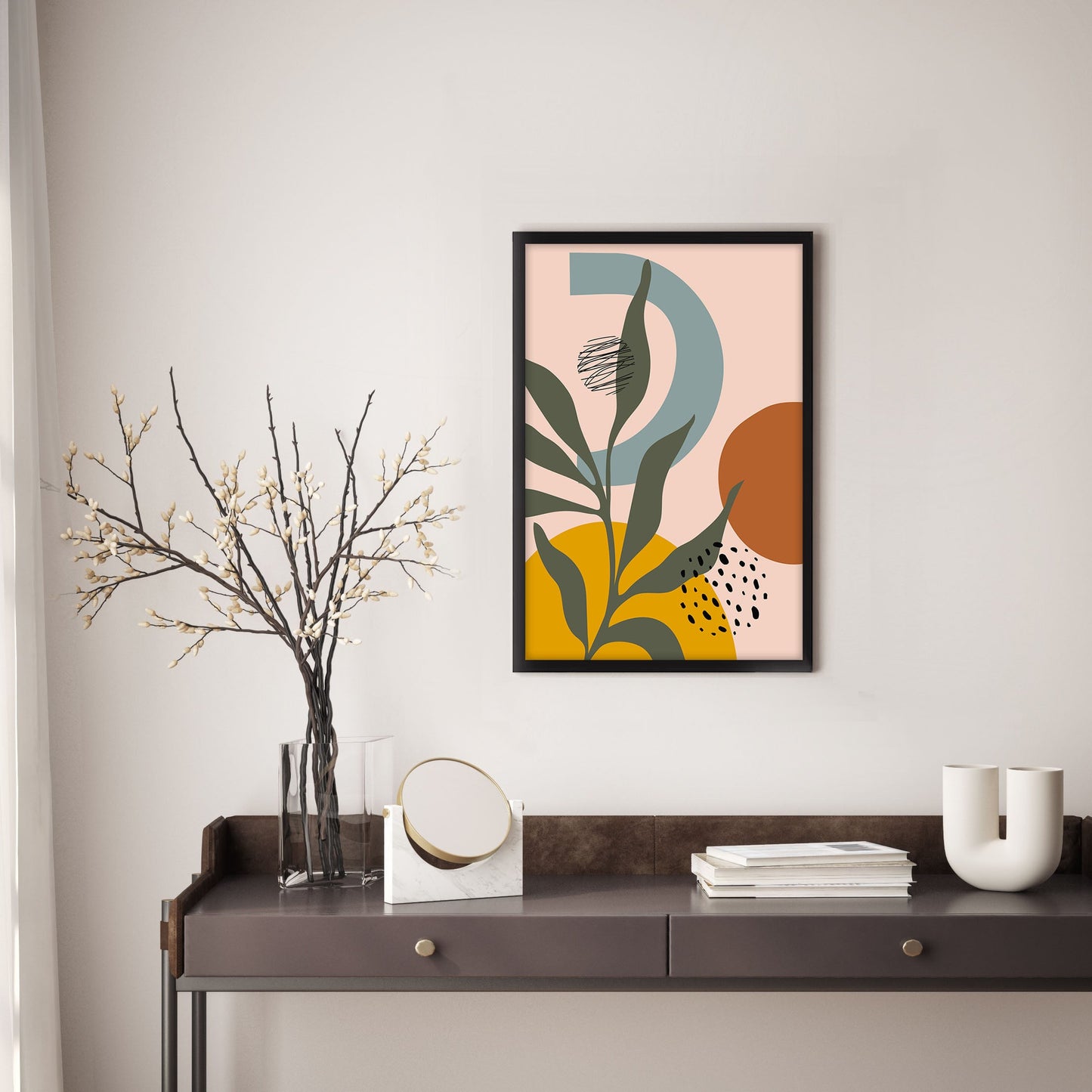 Ethan Taylor 'Pink Botanical II' Framed Art Print