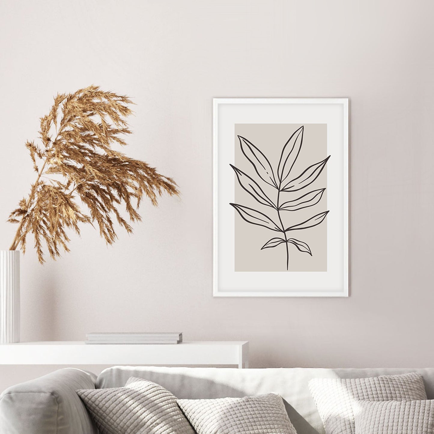 Ethan Taylor 'Beige Plant II' Framed Art Print