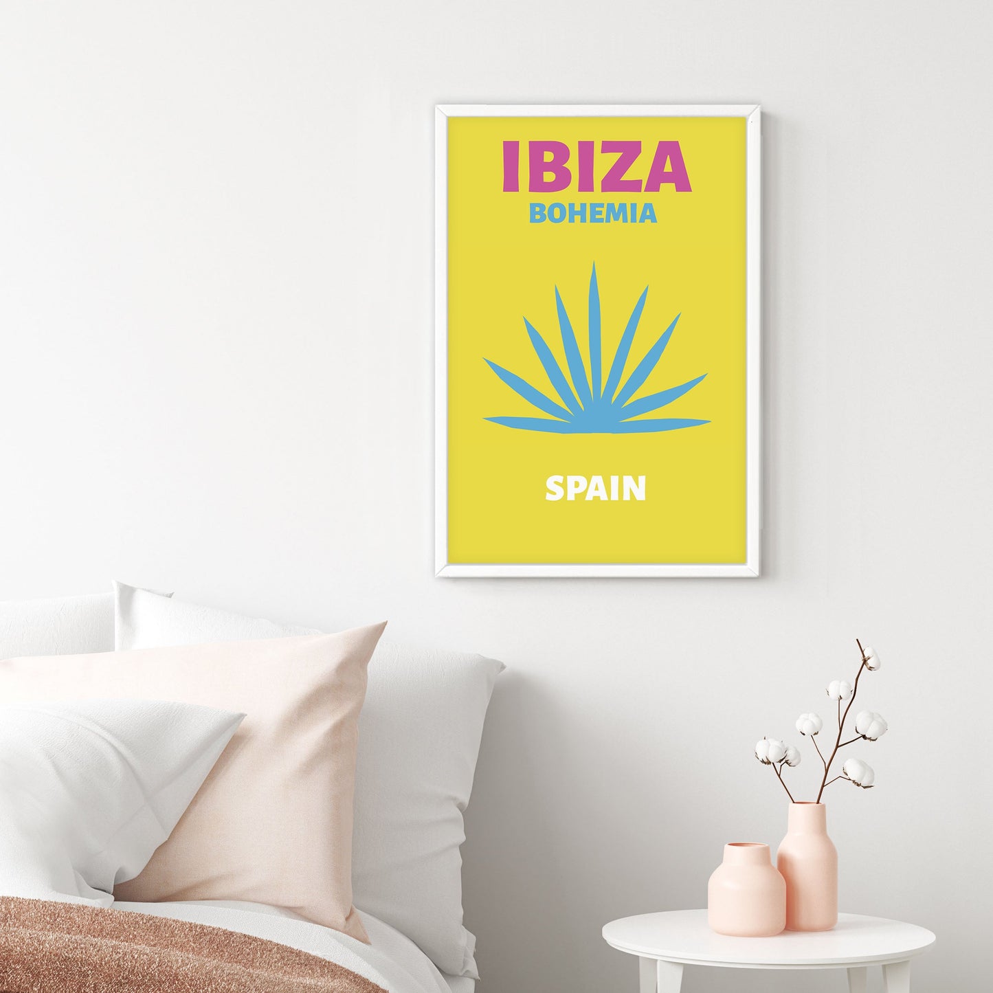 Ethan Taylor 'Ibiza Travel Poster' Framed Art Print