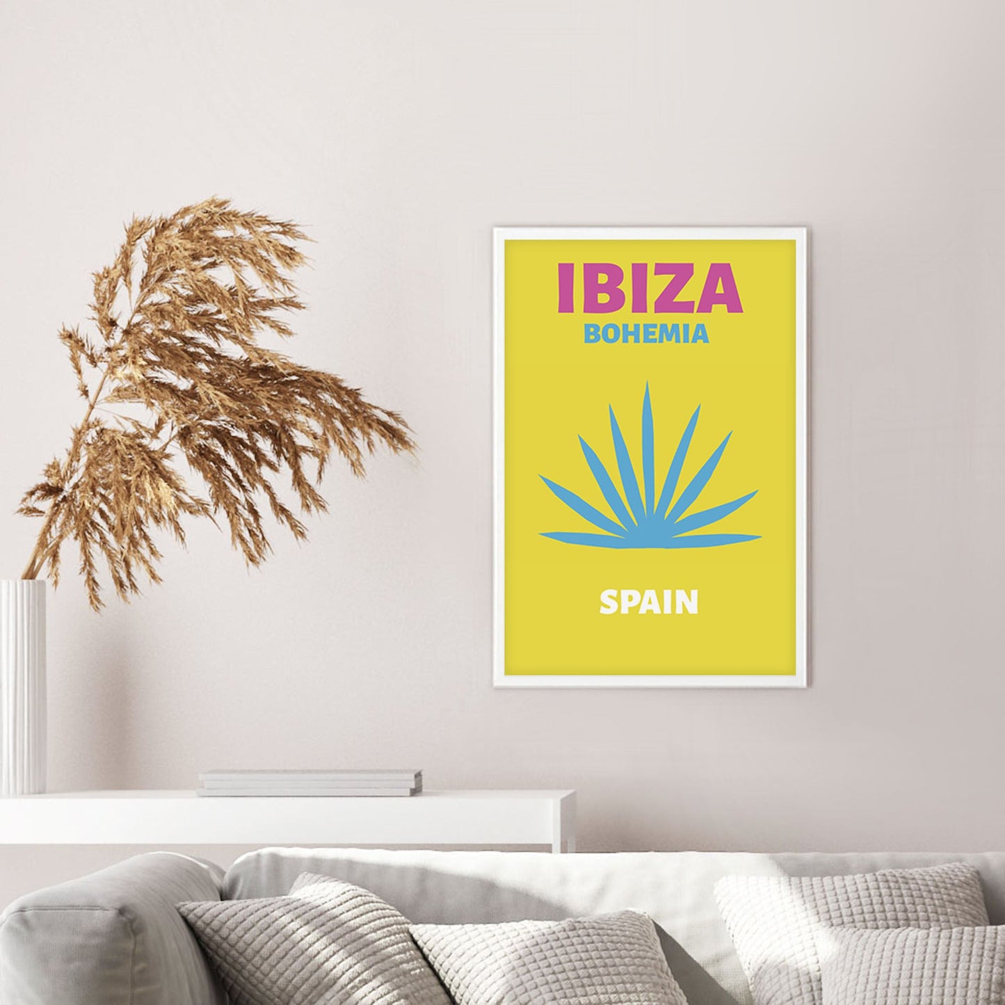 Ethan Taylor 'Ibiza Travel Poster' Framed Art Print