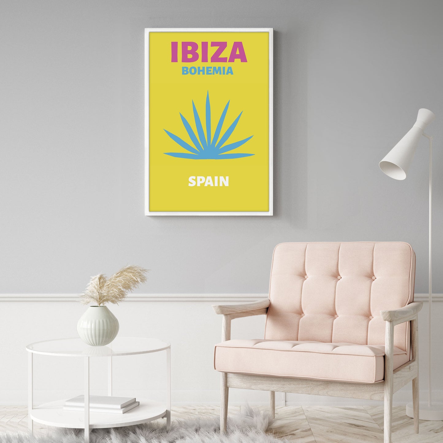 Ethan Taylor 'Ibiza Travel Poster' Framed Art Print