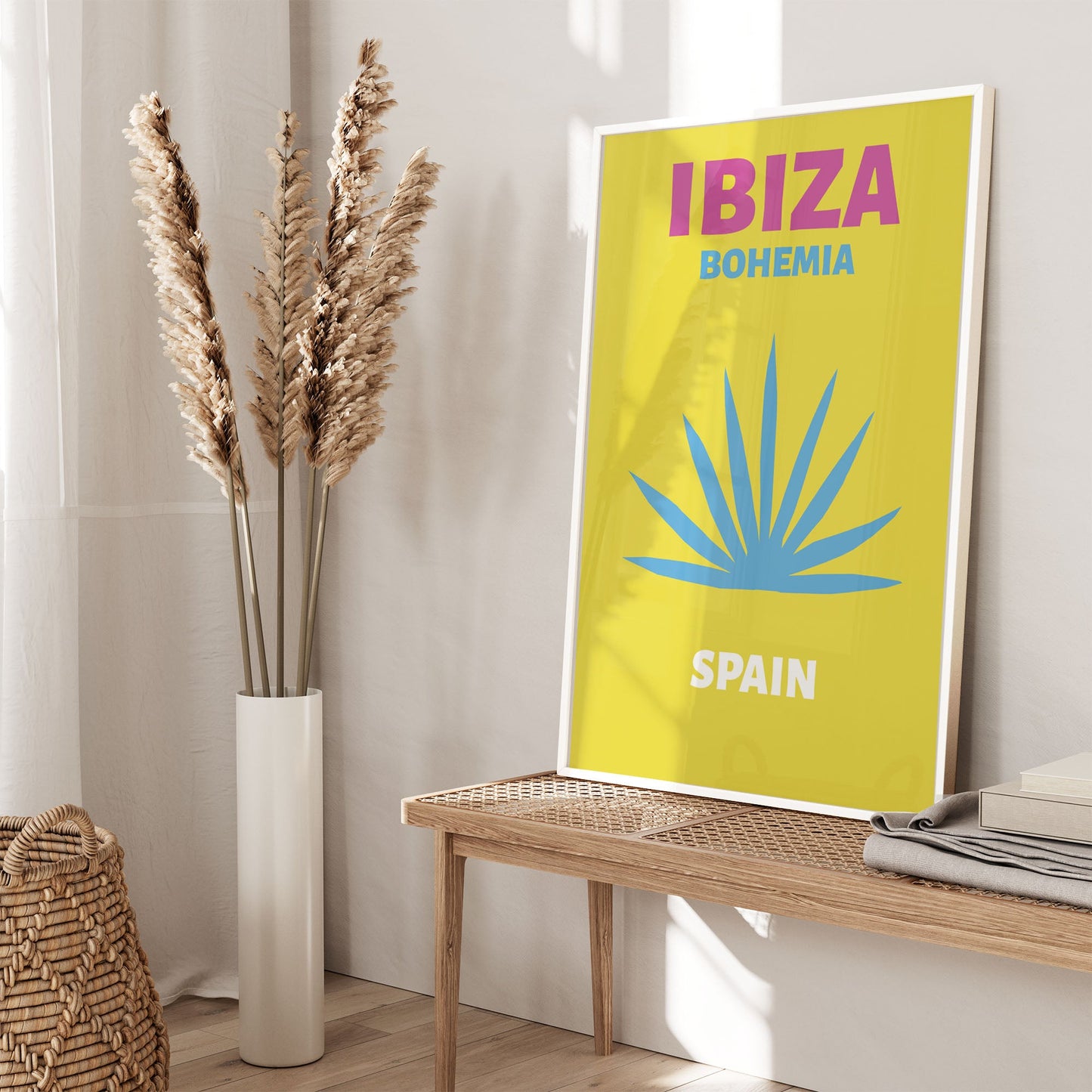 Ethan Taylor 'Ibiza Travel Poster' Framed Art Print