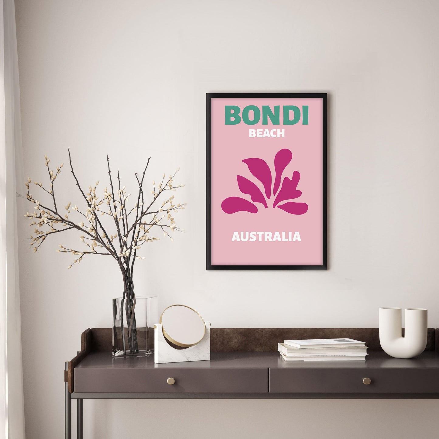 Ethan Taylor 'Bondi Beach Travel Poster III' Framed Art Print