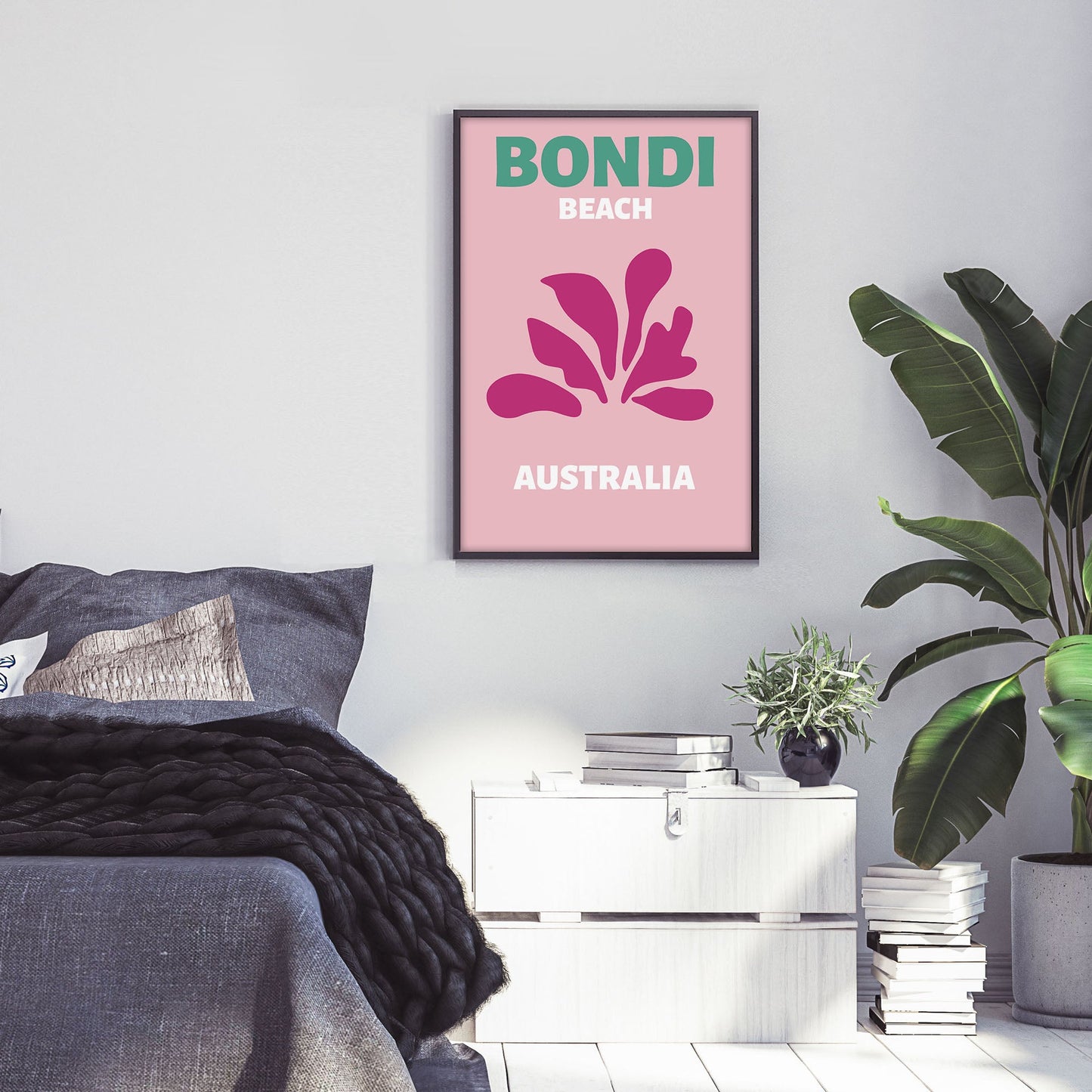 Ethan Taylor 'Bondi Beach Travel Poster III' Framed Art Print