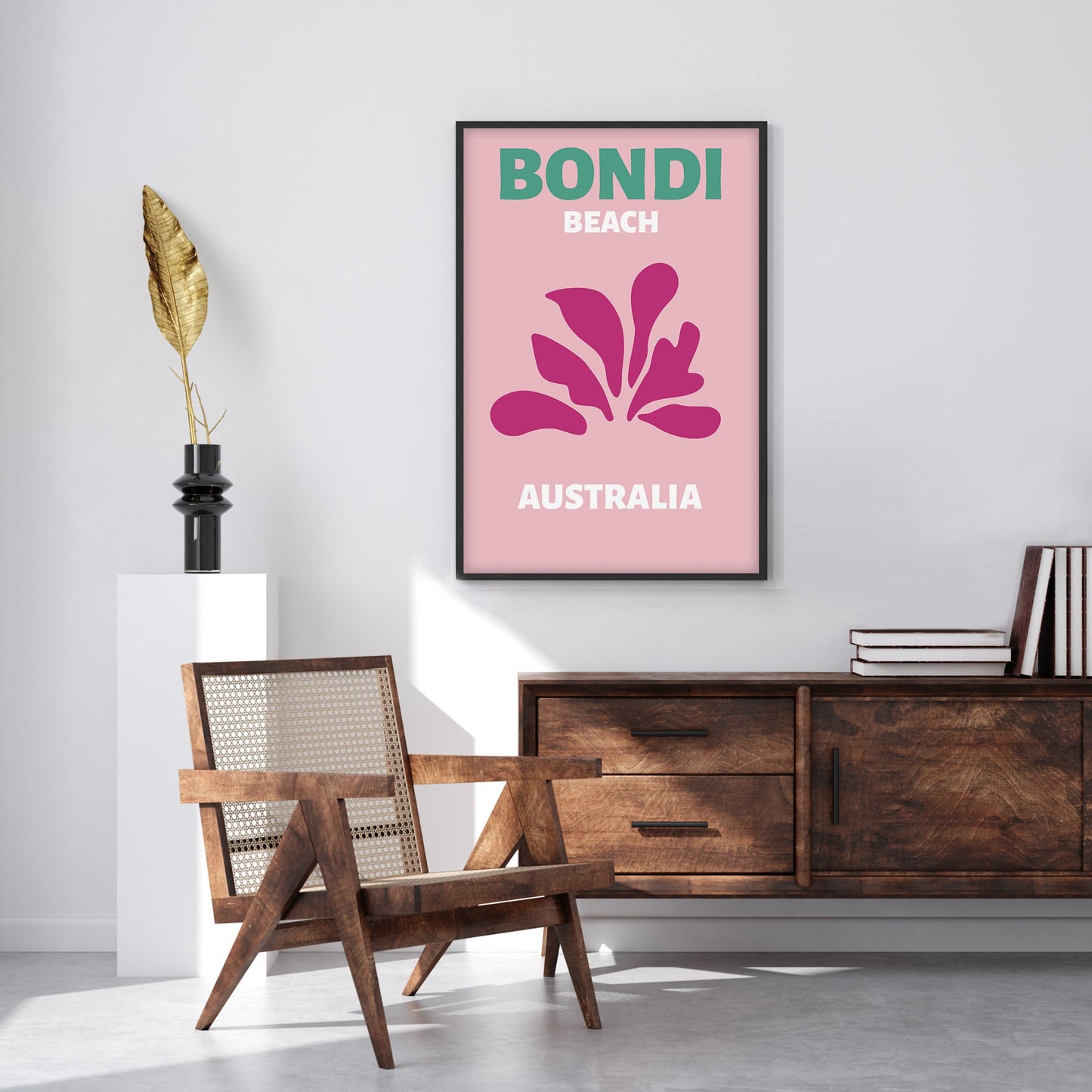 Ethan Taylor 'Bondi Beach Travel Poster III' Framed Art Print