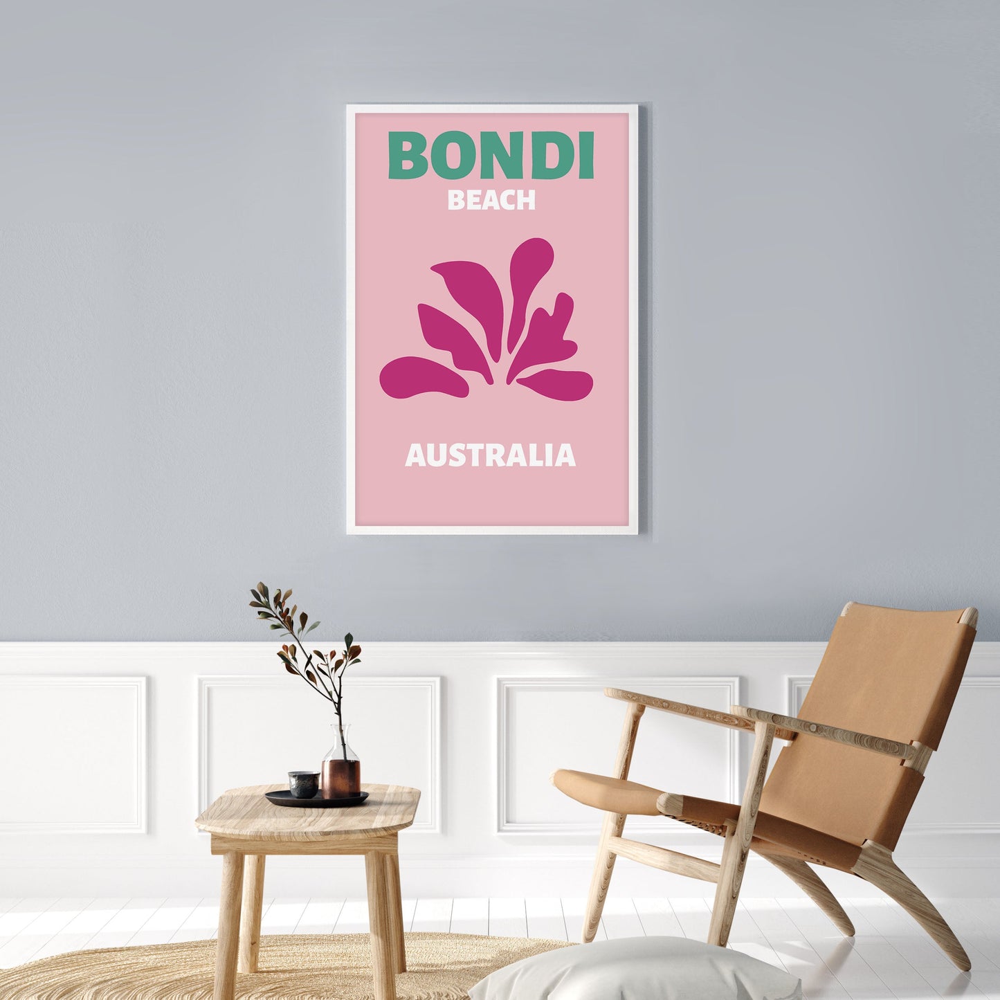 Ethan Taylor 'Bondi Beach Travel Poster III' Framed Art Print