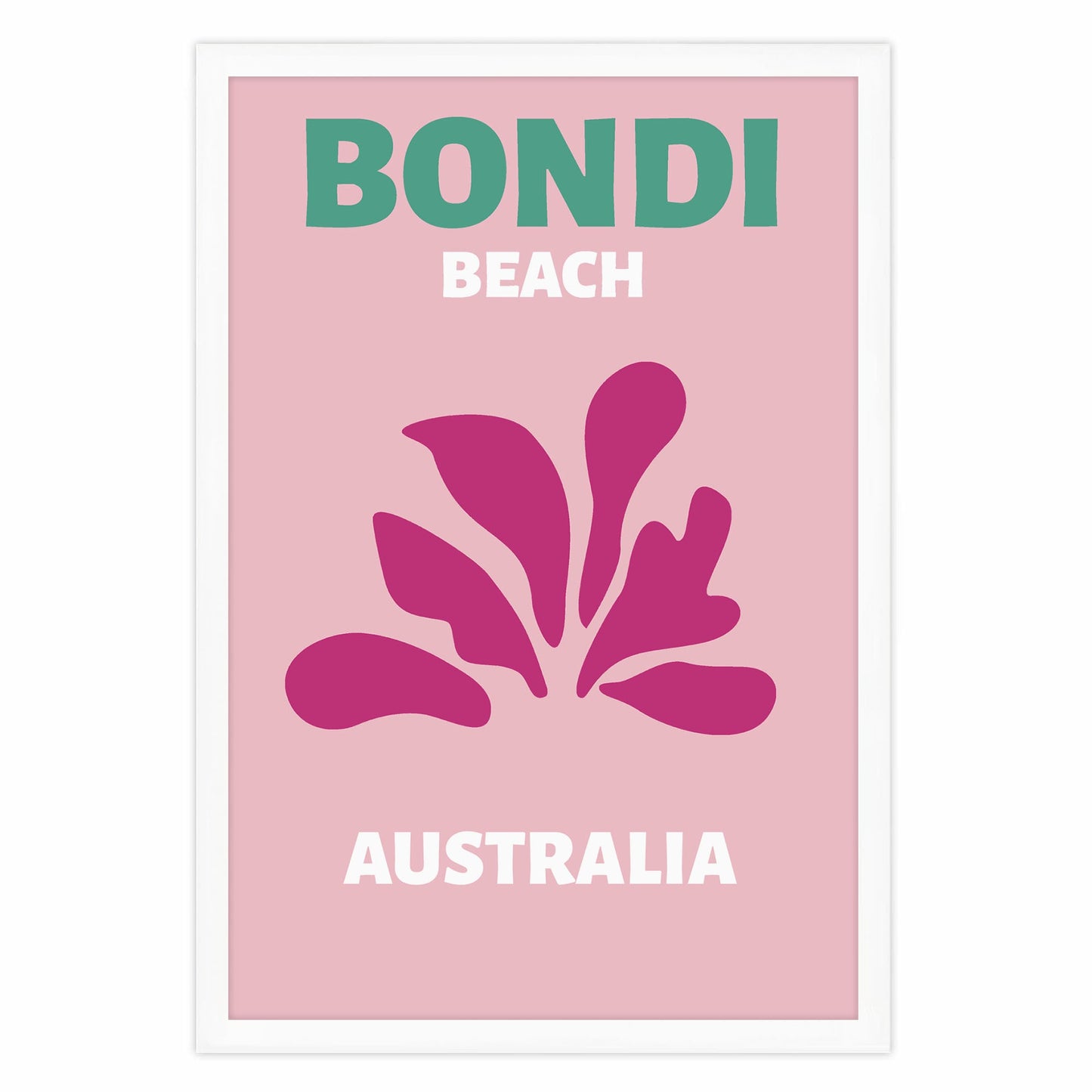 Ethan Taylor 'Bondi Beach Travel Poster III' Framed Art Print