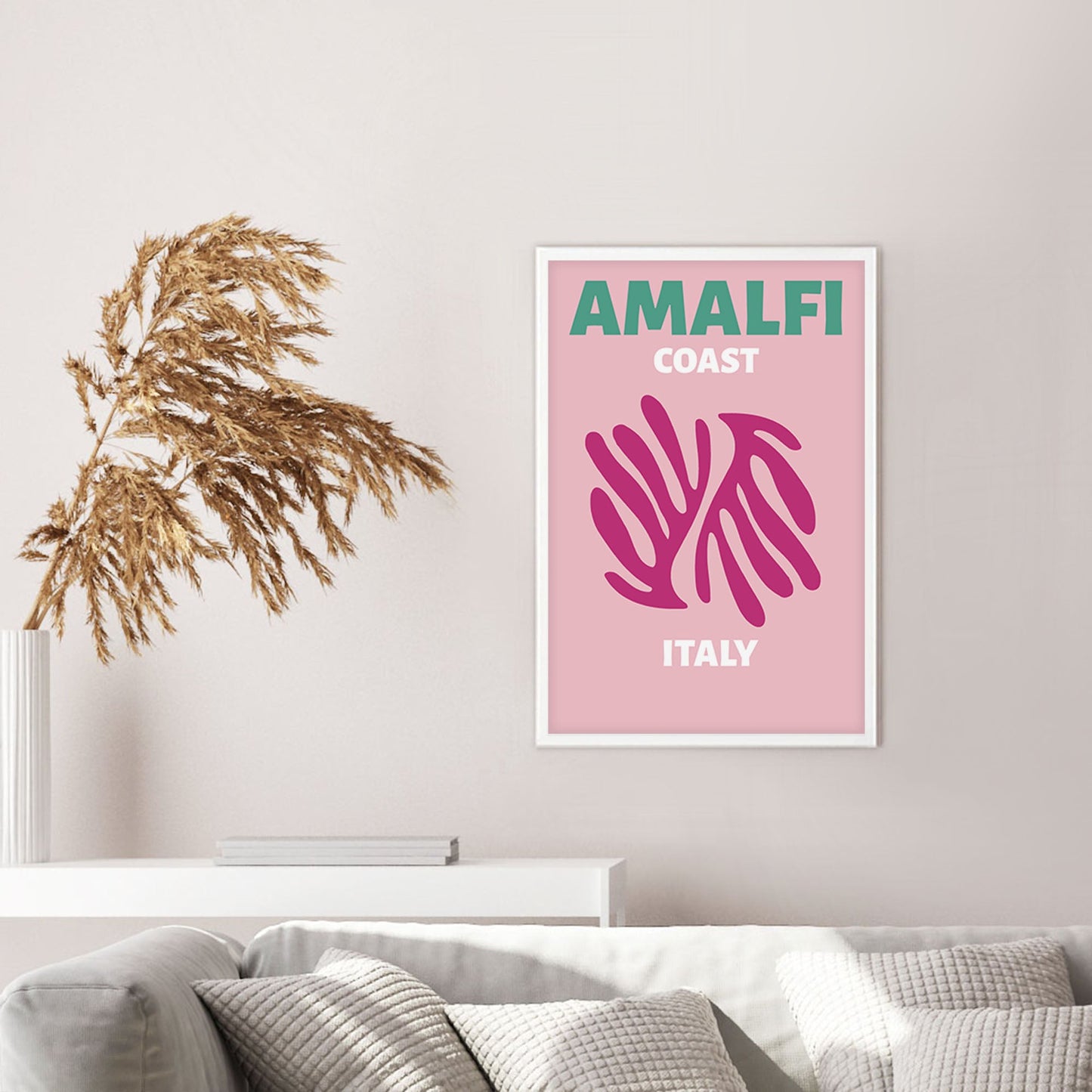 Ethan Taylor 'Amalfi Coast Travel Poster' Framed Art Print