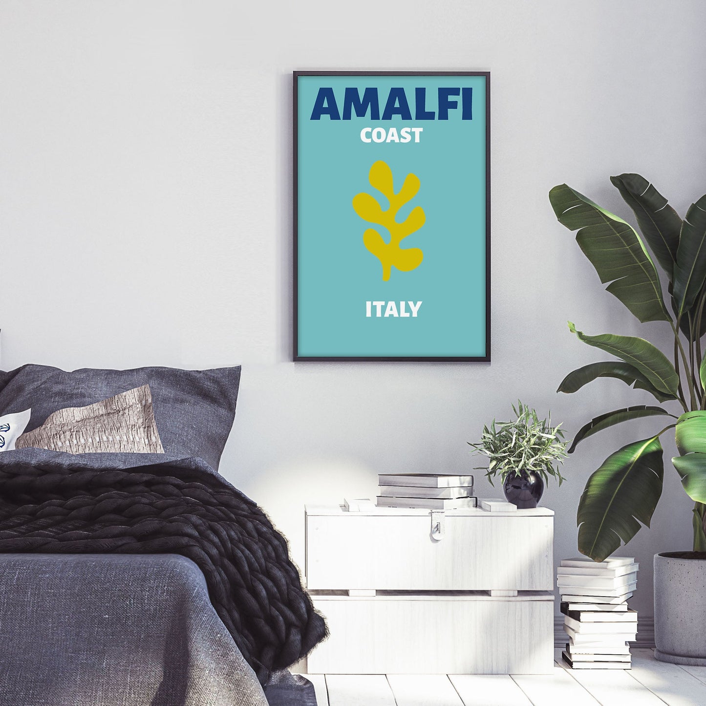 Ethan Taylor 'Amalfi Coast Travel Poster II' Framed Art Print