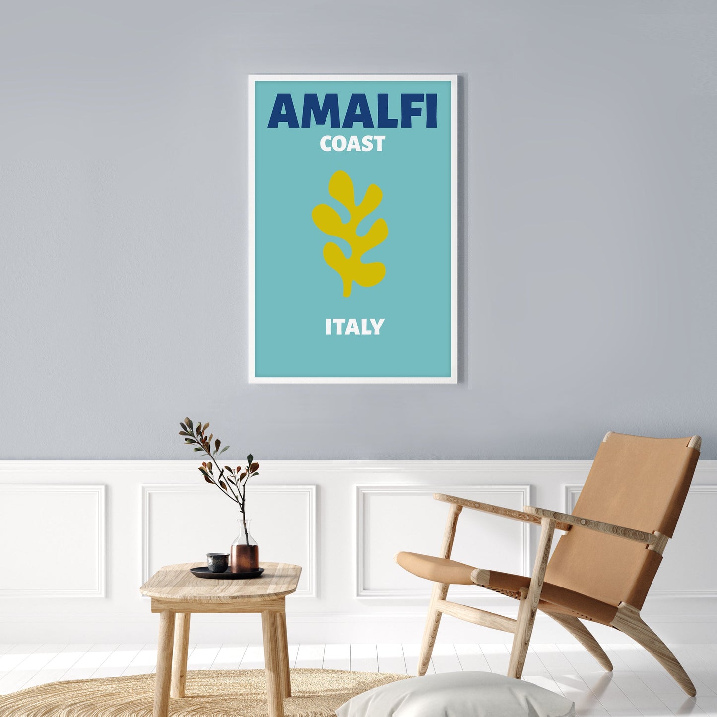 Ethan Taylor 'Amalfi Coast Travel Poster II' Framed Art Print