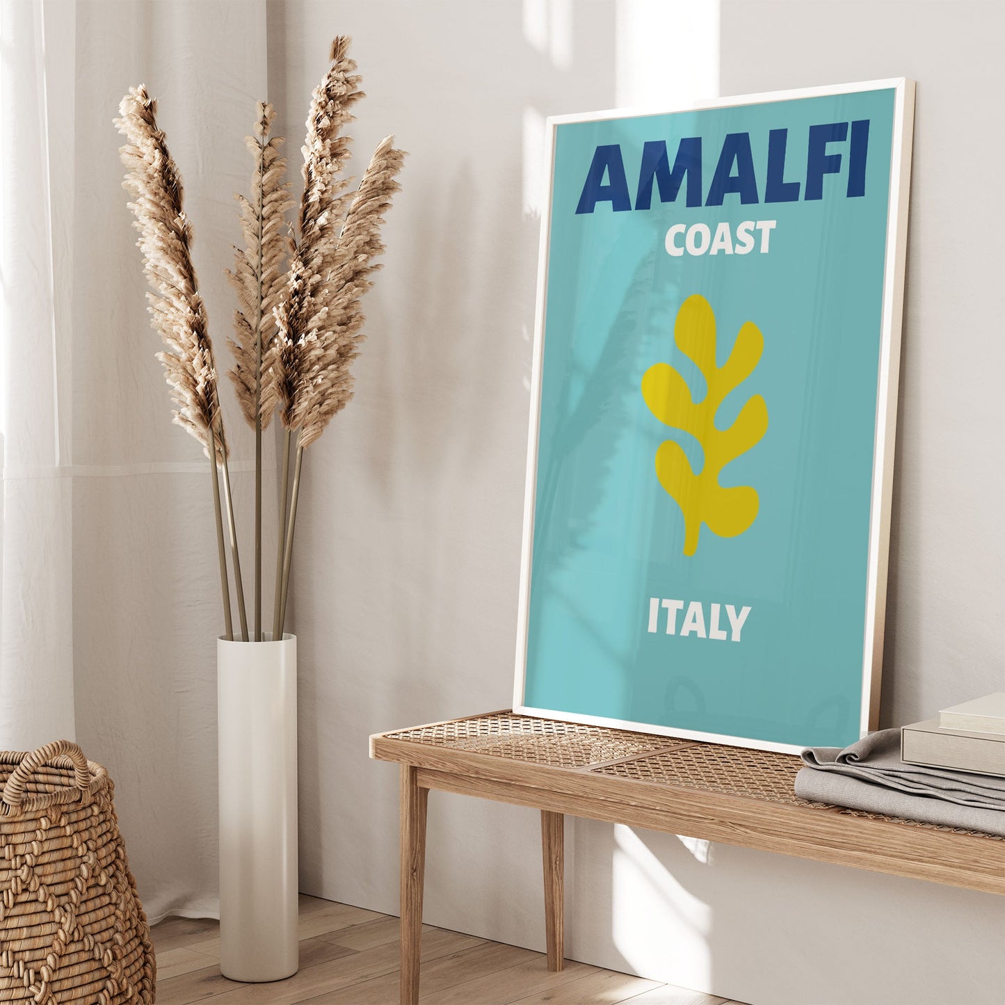 Ethan Taylor 'Amalfi Coast Travel Poster II' Framed Art Print