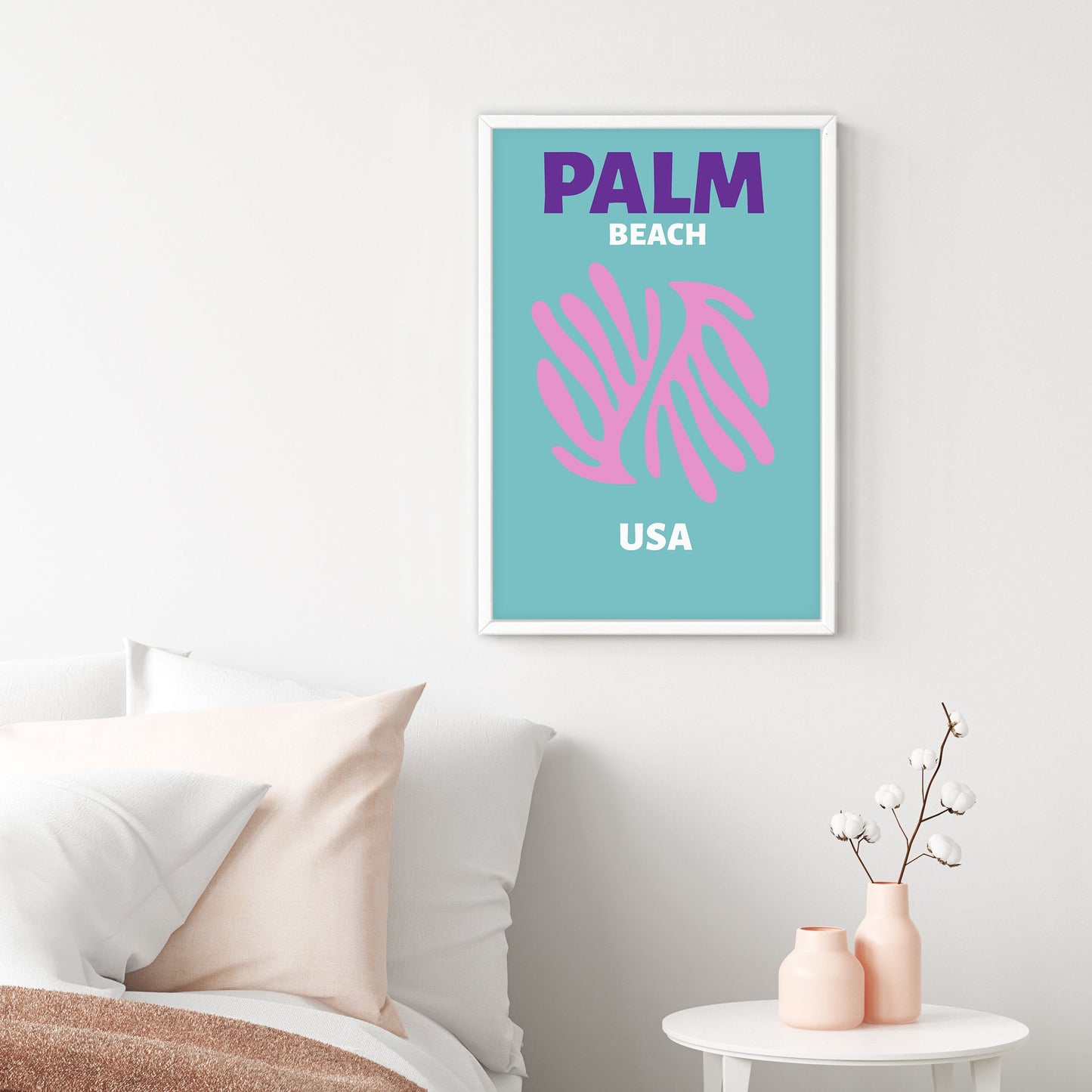 Ethan Taylor 'Palm Beach Travel Poster II' Framed Art Print