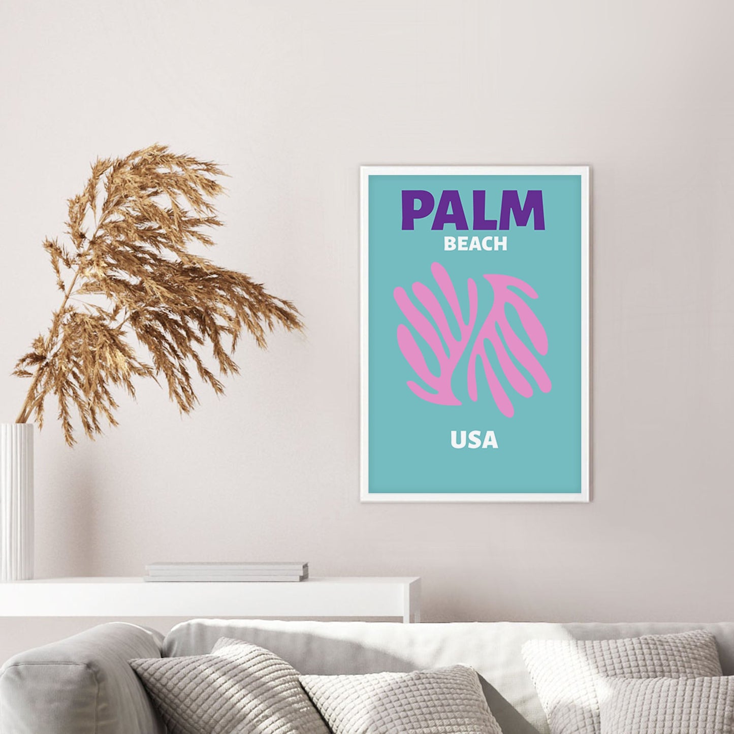 Ethan Taylor 'Palm Beach Travel Poster II' Framed Art Print