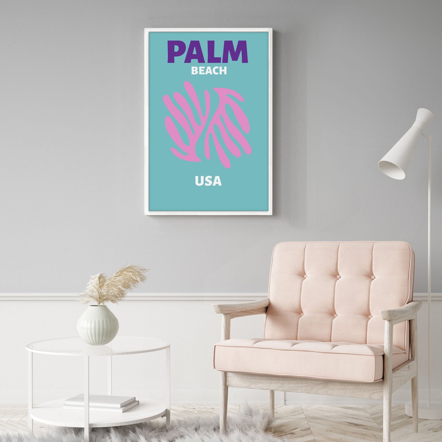 Ethan Taylor 'Palm Beach Travel Poster II' Framed Art Print