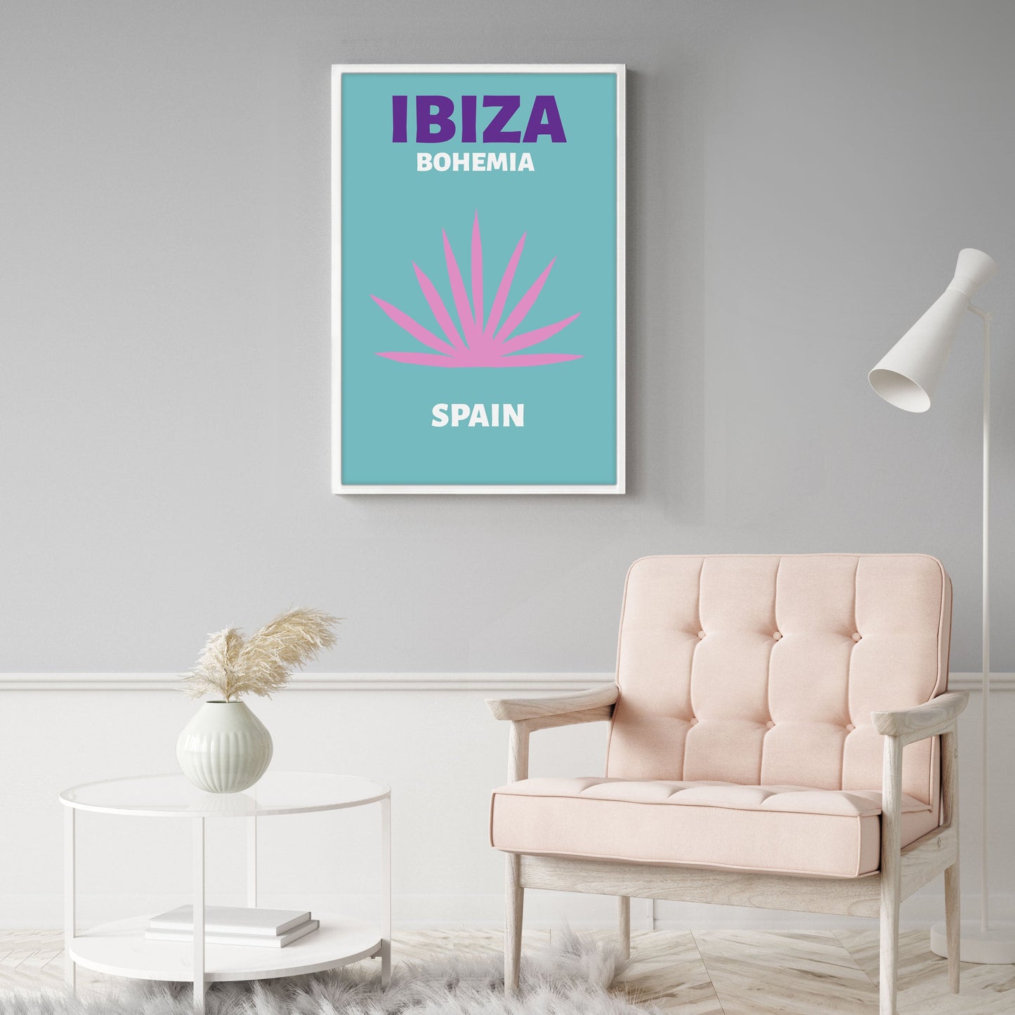 Ethan Taylor 'Ibiza Travel Poster II' Framed Art Print