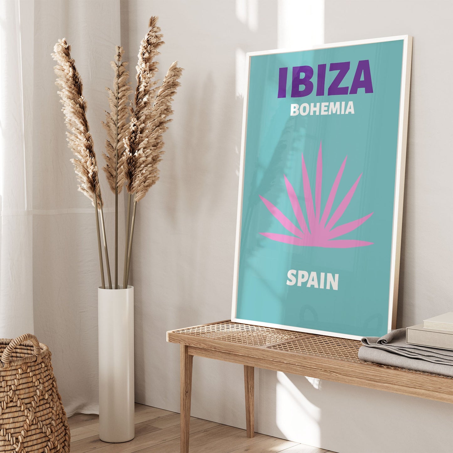 Ethan Taylor 'Ibiza Travel Poster II' Framed Art Print