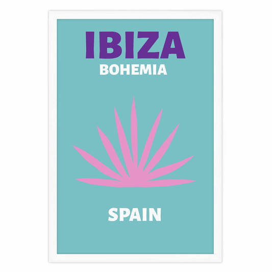 Ethan Taylor 'Ibiza Travel Poster II' Framed Art Print