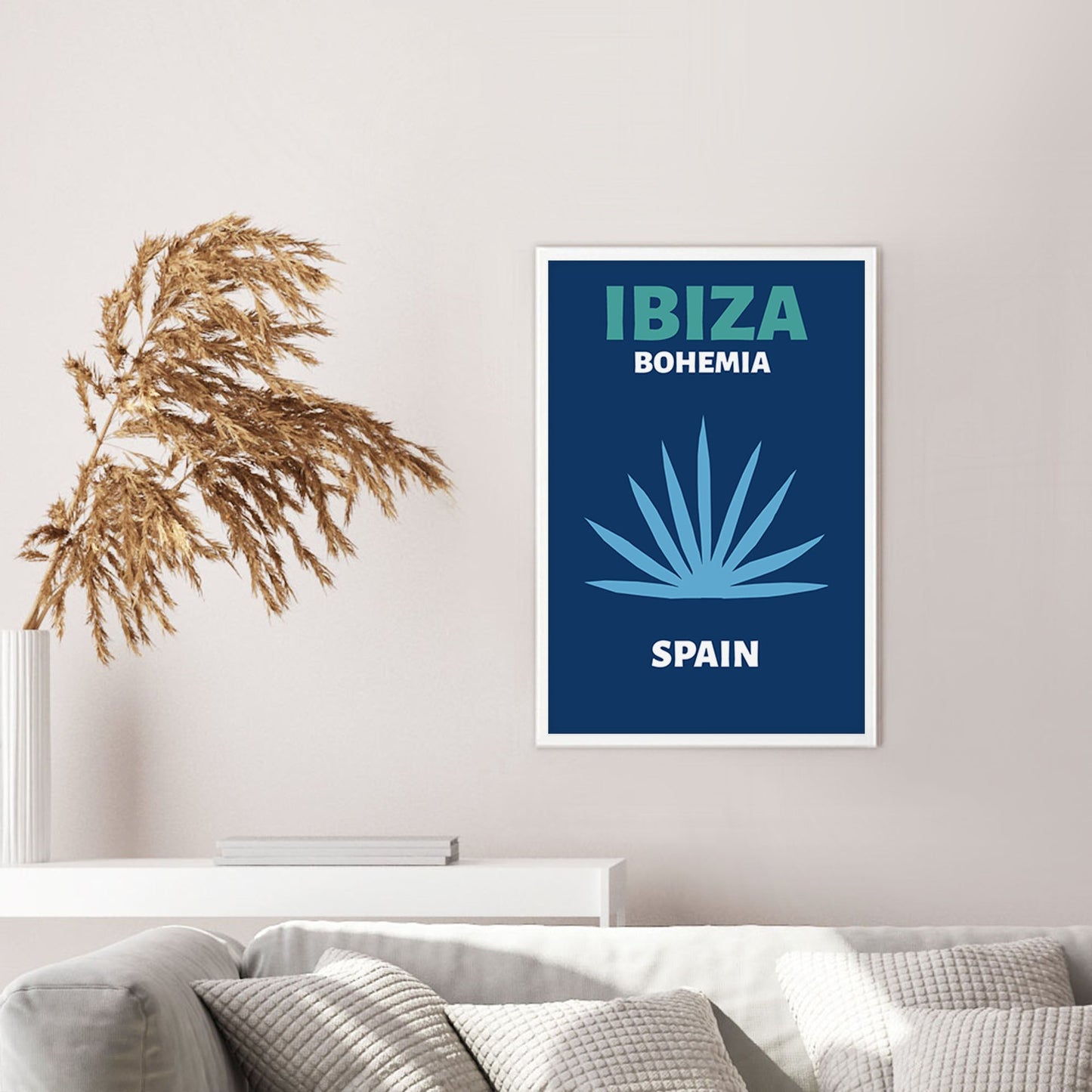 Ethan Taylor 'Ibiza Travel Poster IV' Framed Art Print