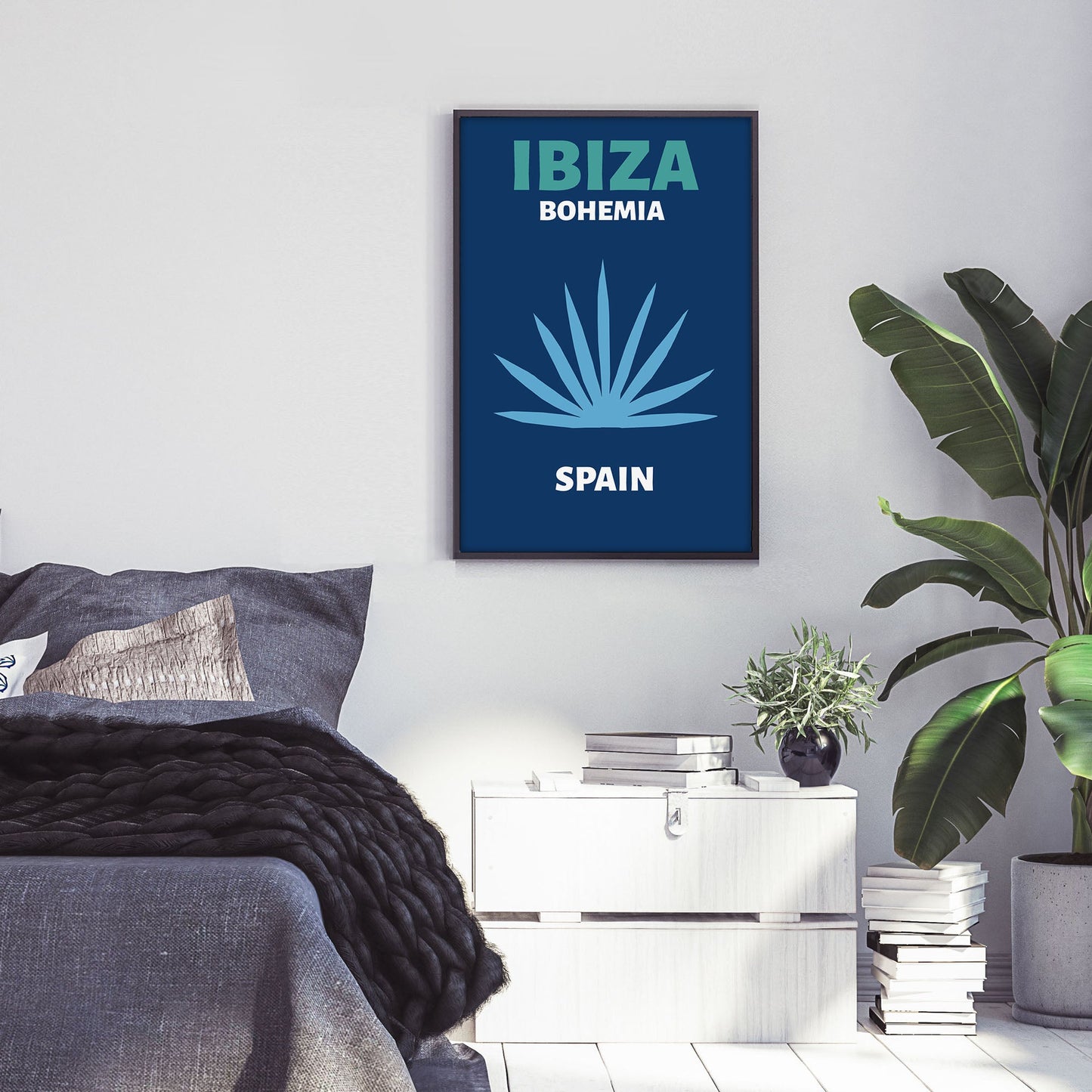 Ethan Taylor 'Ibiza Travel Poster IV' Framed Art Print