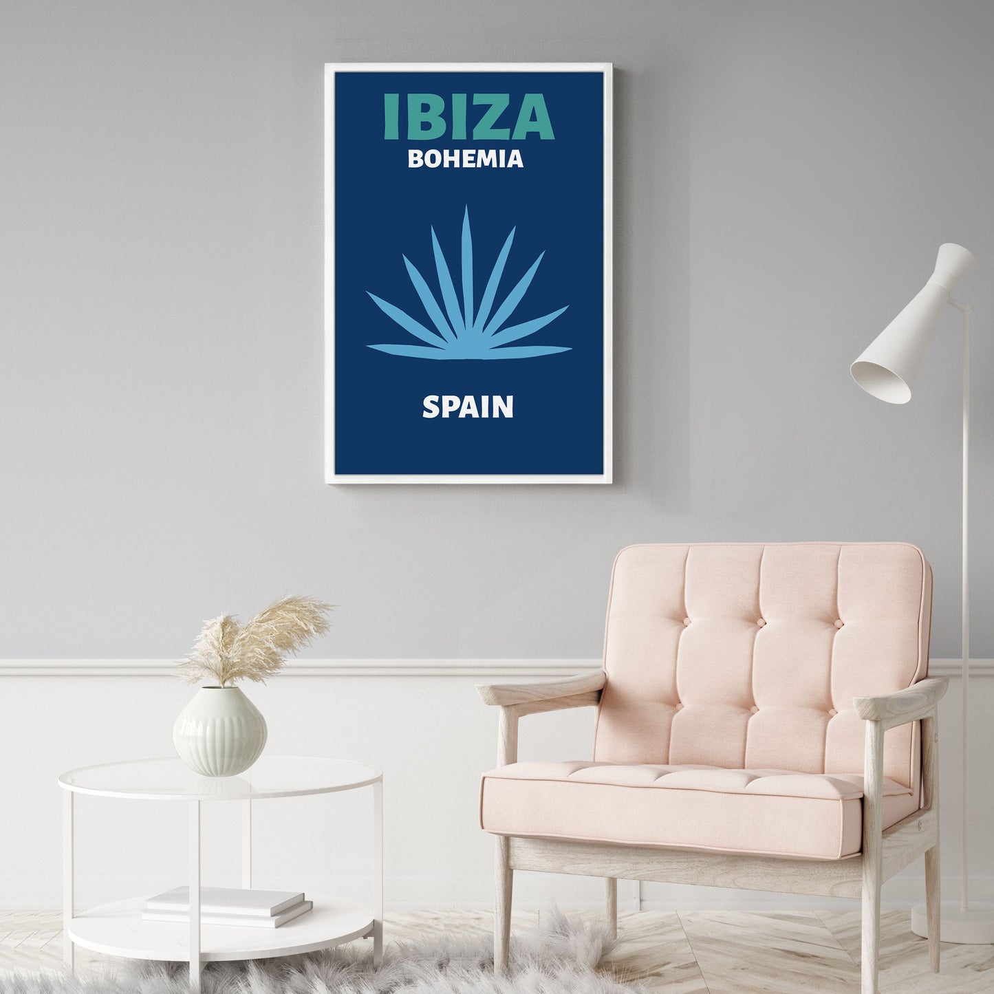 Ethan Taylor 'Ibiza Travel Poster IV' Framed Art Print