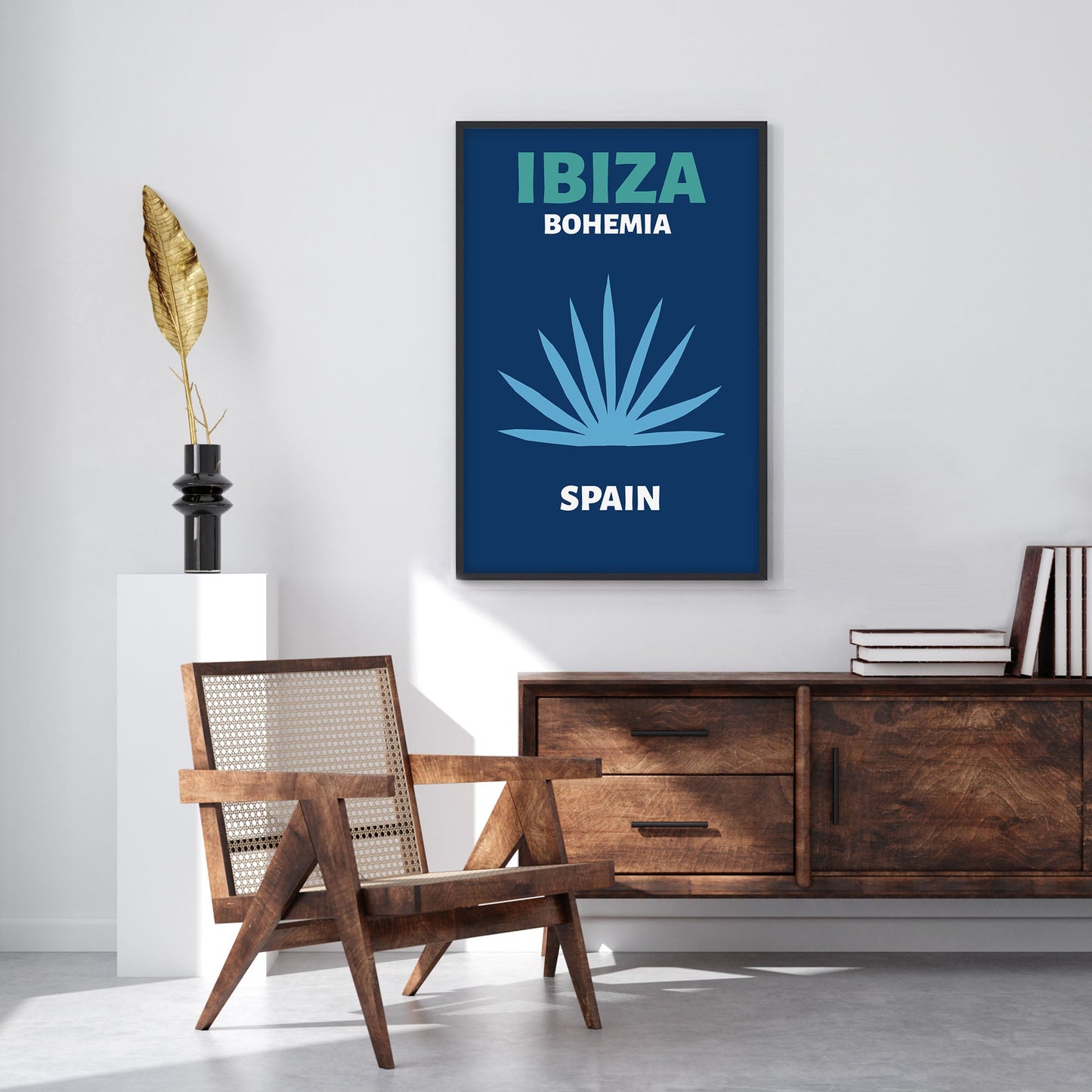 Ethan Taylor 'Ibiza Travel Poster IV' Framed Art Print